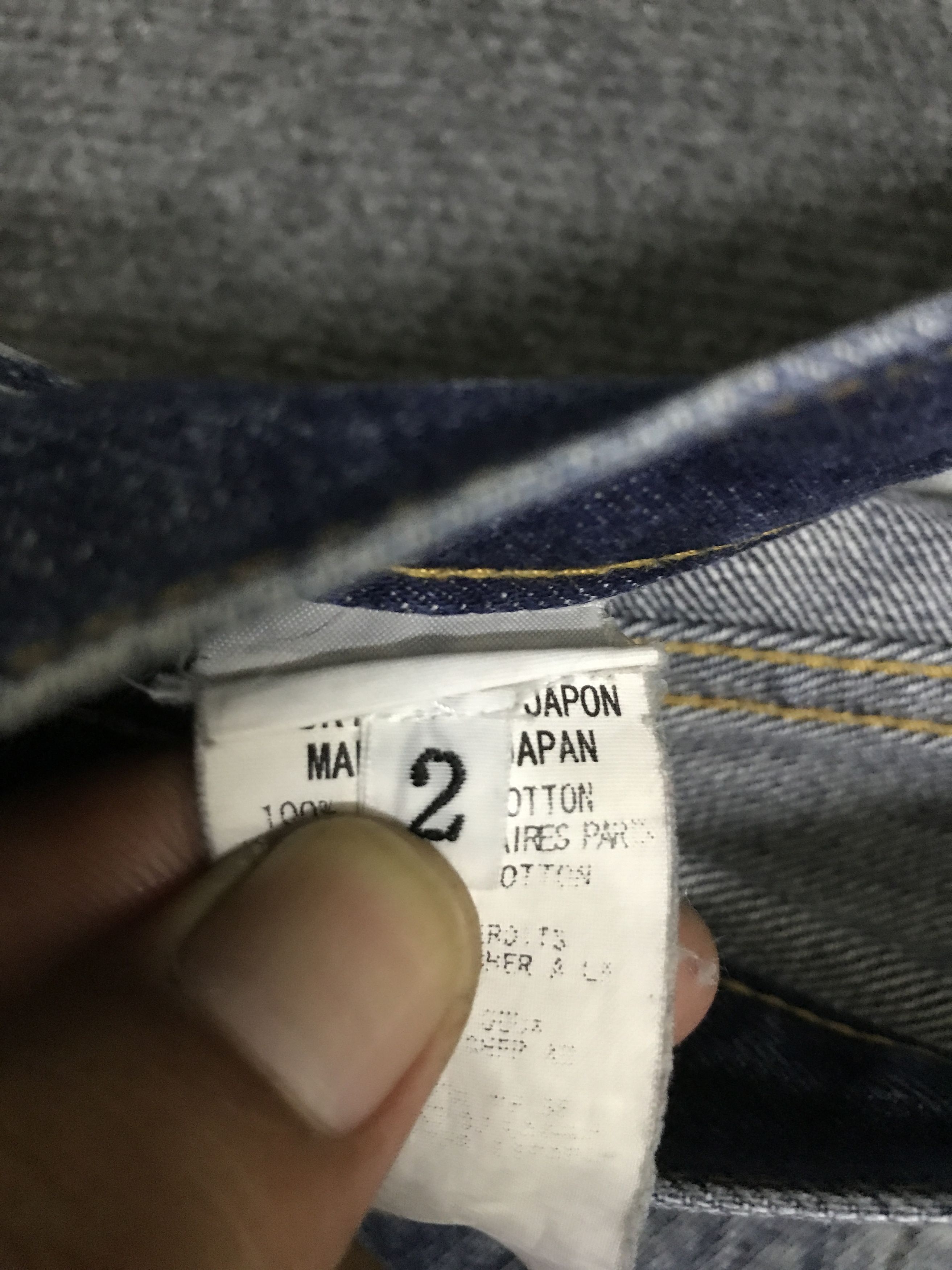 Yohji Yamamoto D133 SPOTTED HORSE Yohji Yamomoto Archival Selvedge Jeans Size US 32 / EU 48 - 22 Thumbnail