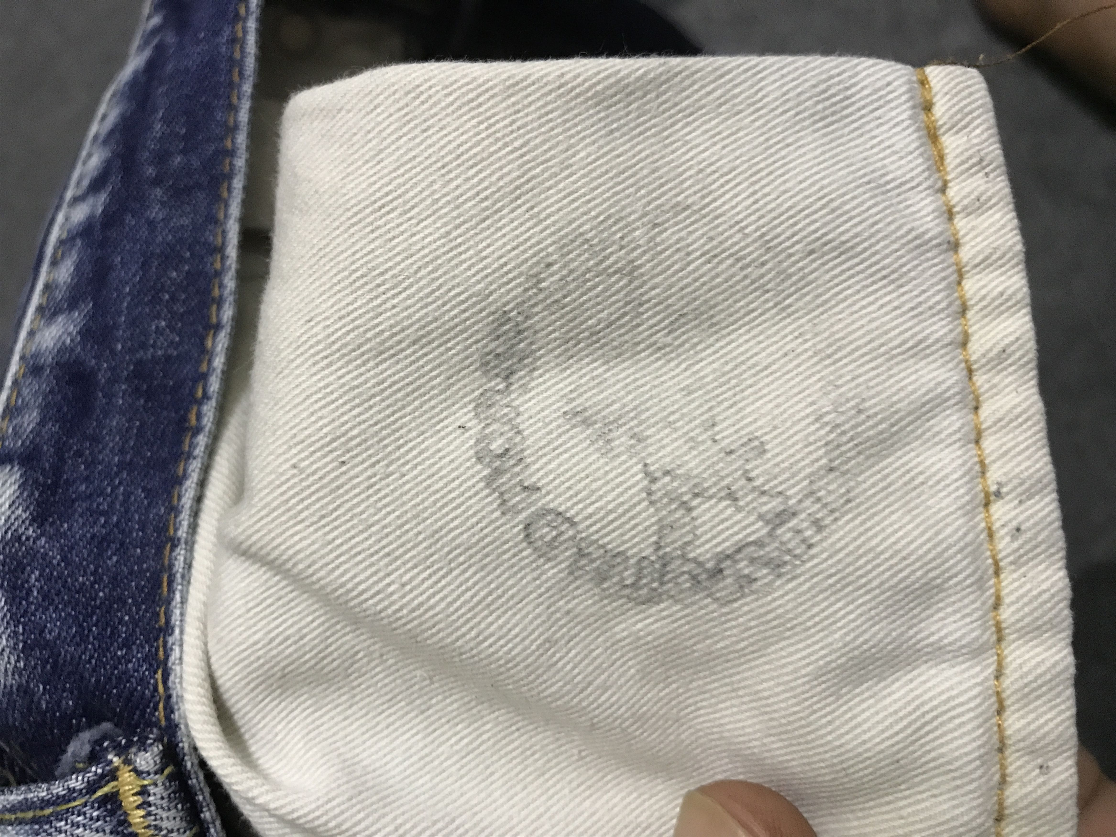 Yohji Yamamoto D133 SPOTTED HORSE Yohji Yamomoto Archival Selvedge Jeans Size US 32 / EU 48 - 23 Thumbnail
