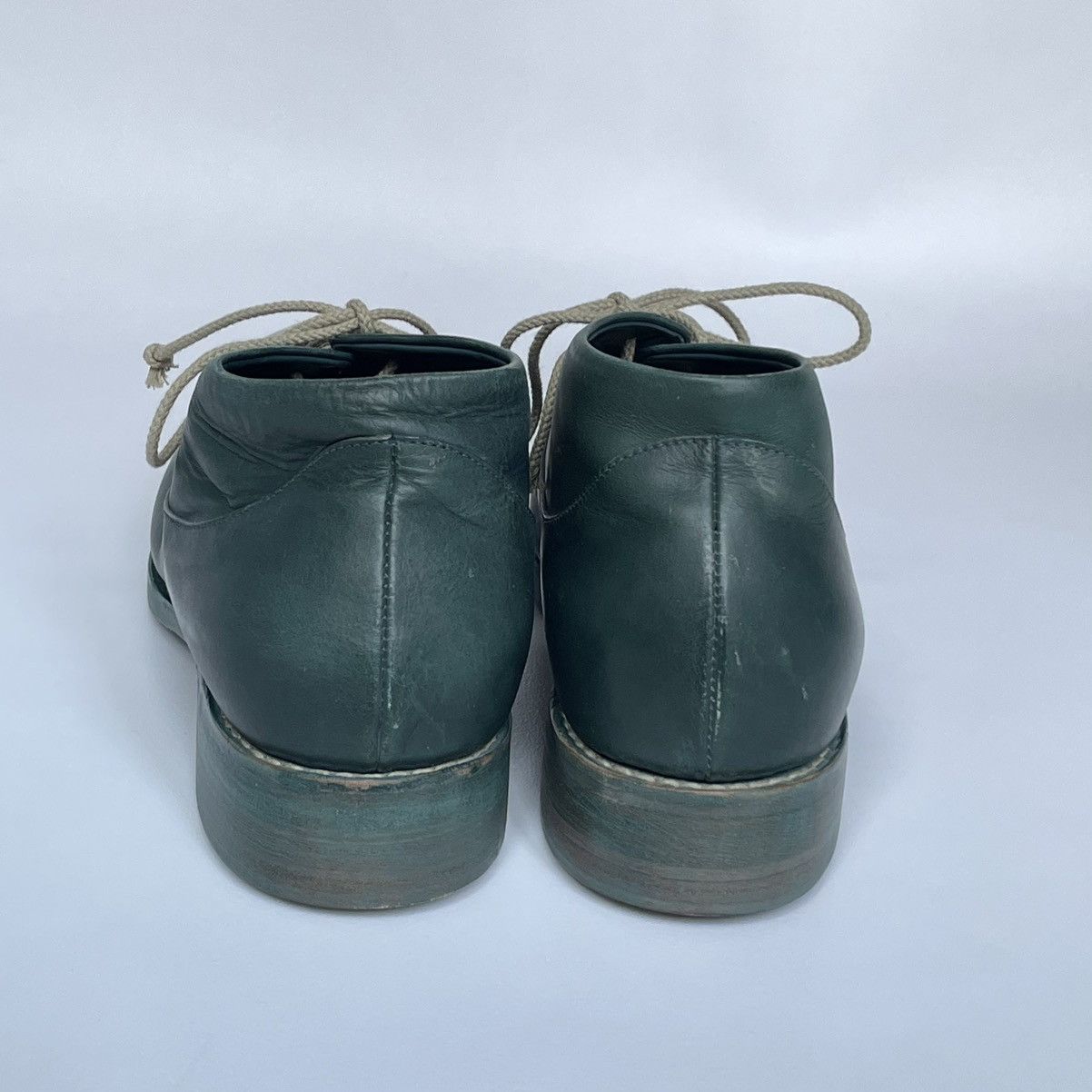 Cherevichkiotvichki Petrol Green Two Piece Derby Boots Size US 9 / EU 42 - 9 Thumbnail