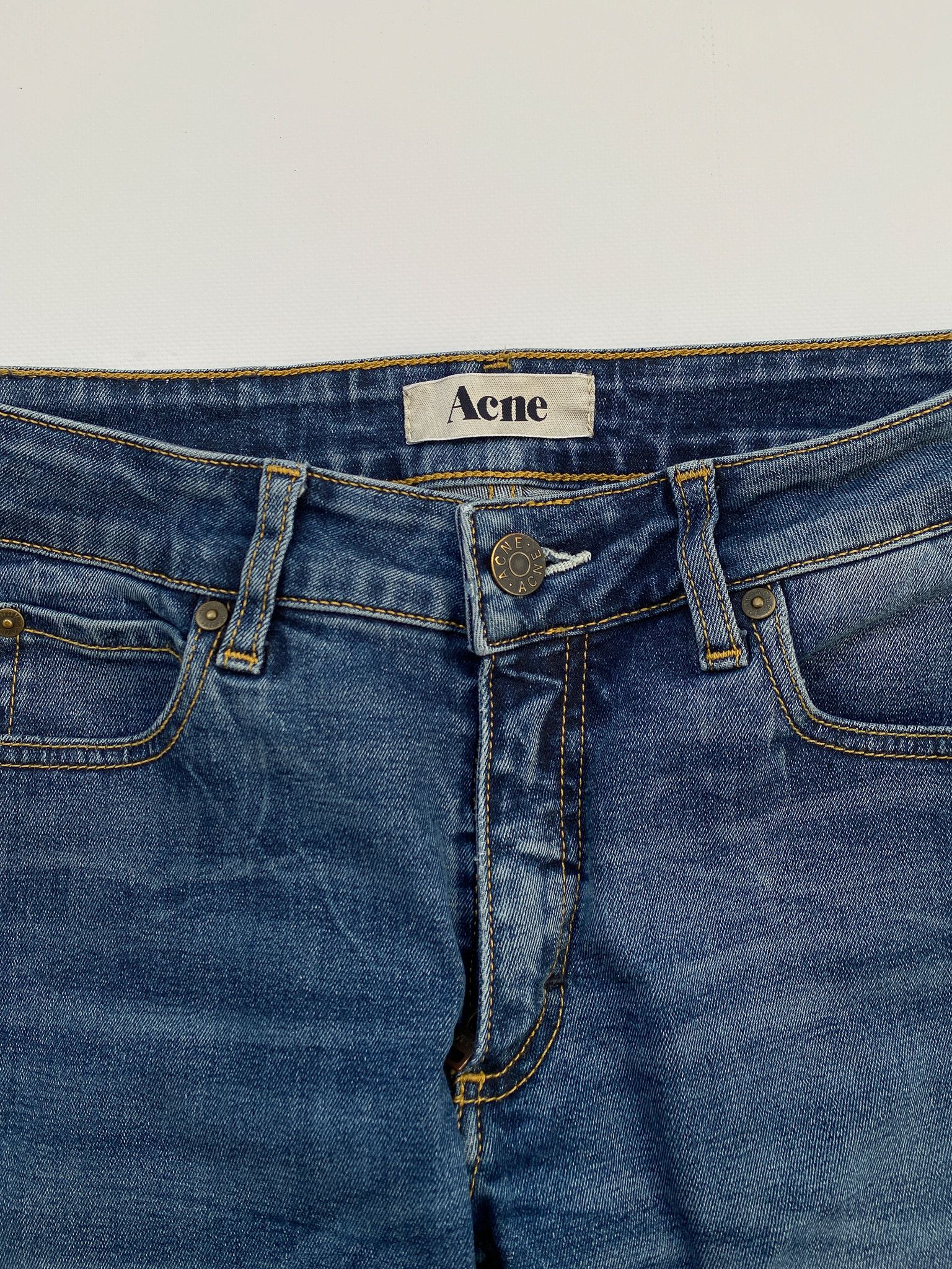 Acne Studios ACNE Blue Denim Pants Jeans 29x32 Size US 29 - 10 Thumbnail