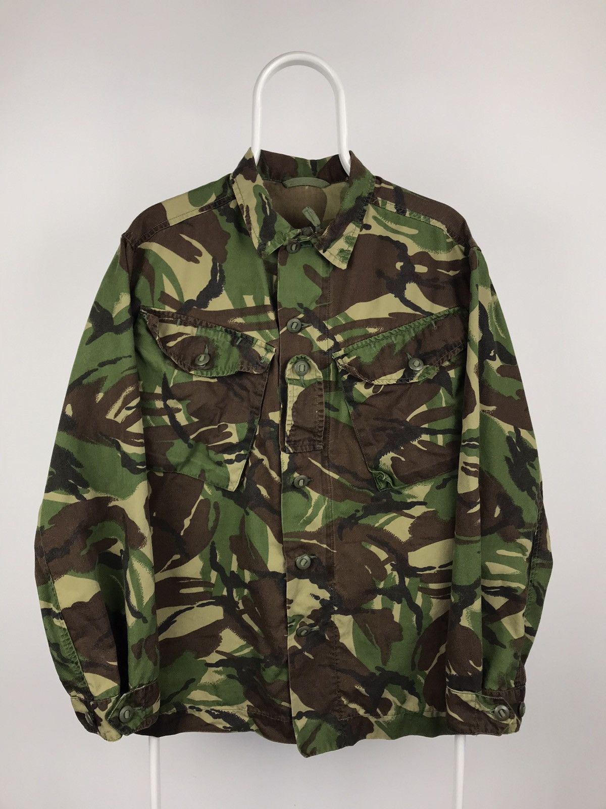 Vintage Vintage Camo Military Zip Overshirt Vietnam Style Techwear ...