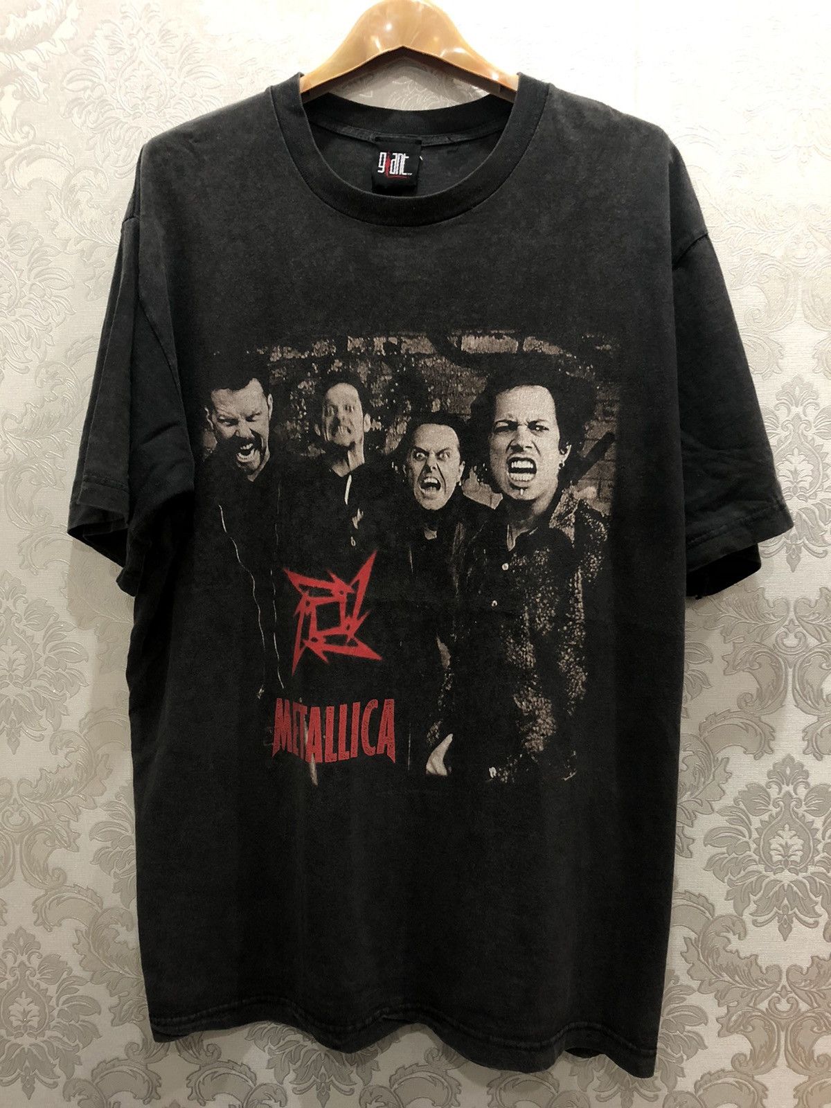 image of Band Tees x Metallica Vintage Metallica Tour 96 97 in Black, Men's (Size XL)