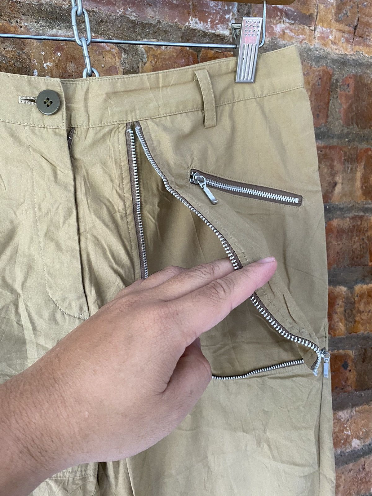 Isamu Katayama Backlash 90s LUCENTPRIX Japan Curve Zipper light pants Size US 29 - 7 Thumbnail
