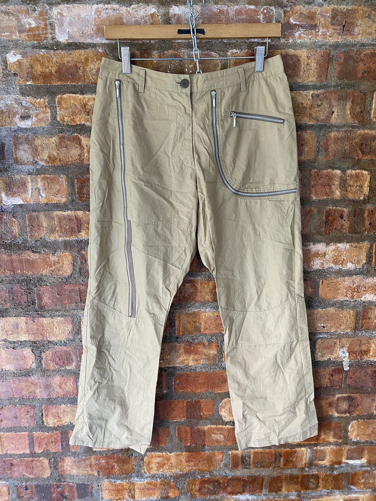 Isamu Katayama Backlash 90s LUCENTPRIX Japan Curve Zipper light pants Size US 29 - 2 Thumbnail