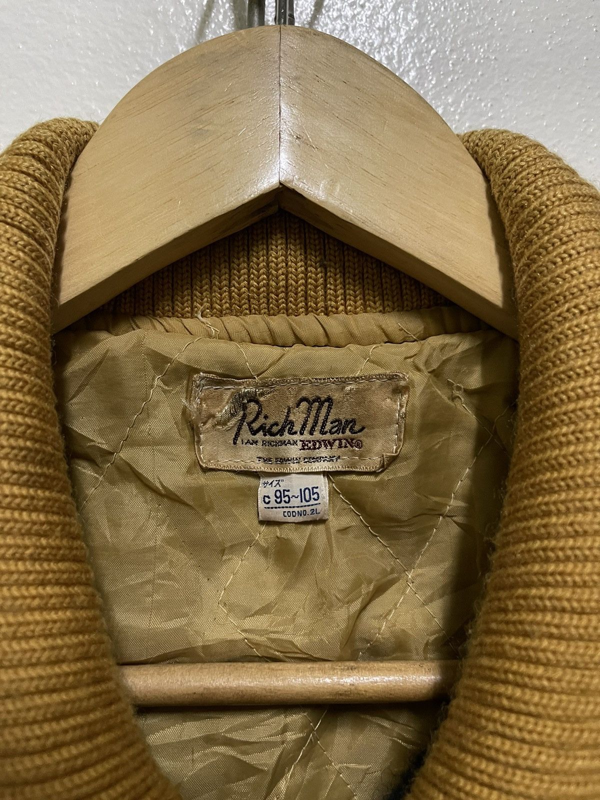 Edwin × Vintage Rich Man by Edwin Wool Varsity Jacket Size US M / EU 48-50 / 2 - 9 Thumbnail