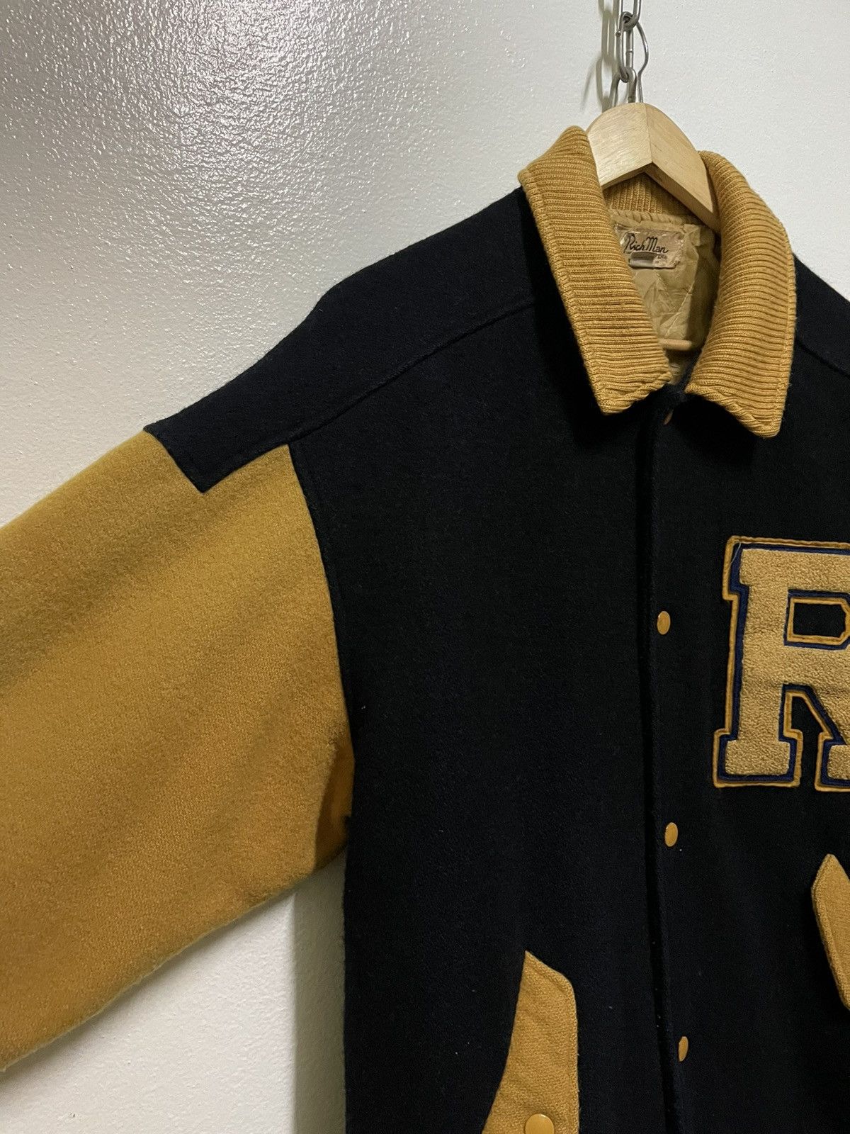 Edwin × Vintage Rich Man by Edwin Wool Varsity Jacket Size US M / EU 48-50 / 2 - 2 Thumbnail