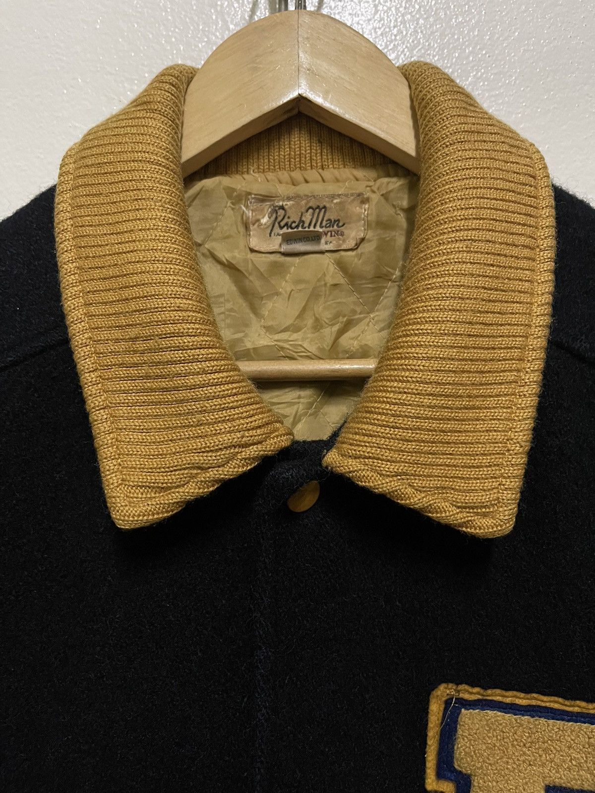 Edwin × Vintage Rich Man by Edwin Wool Varsity Jacket Size US M / EU 48-50 / 2 - 5 Thumbnail