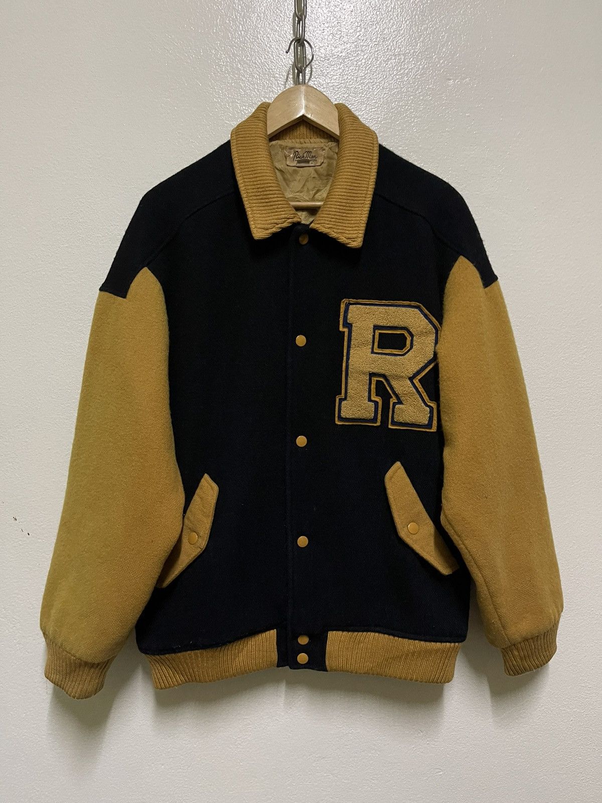 Edwin × Vintage Rich Man by Edwin Wool Varsity Jacket Size US M / EU 48-50 / 2 - 1 Thumbnail