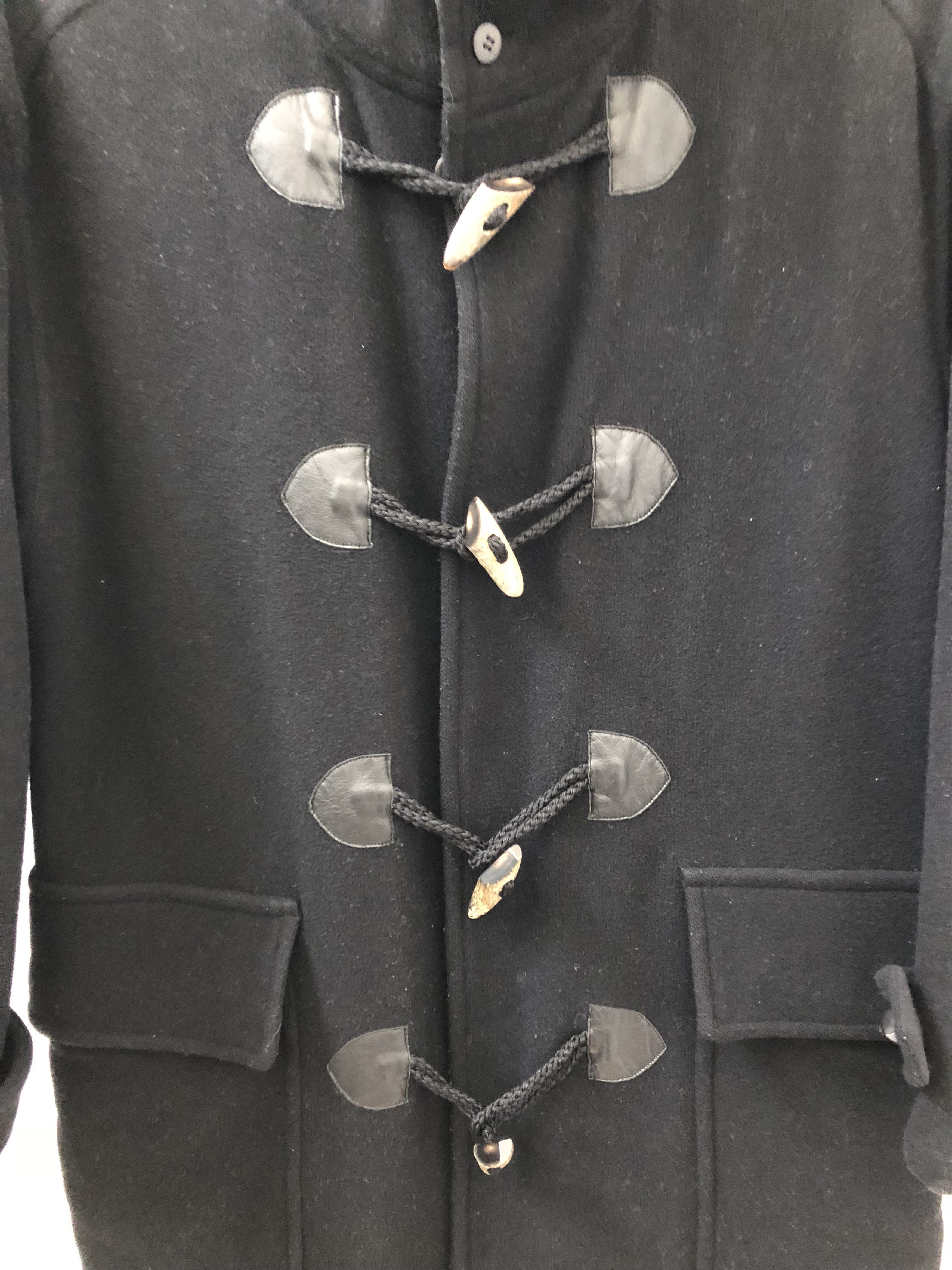 Issey Miyake Issey Miyake IS Japan Black Hoodie Duffle Coat Jacket Size US M / EU 48-50 / 2 - 3 Thumbnail