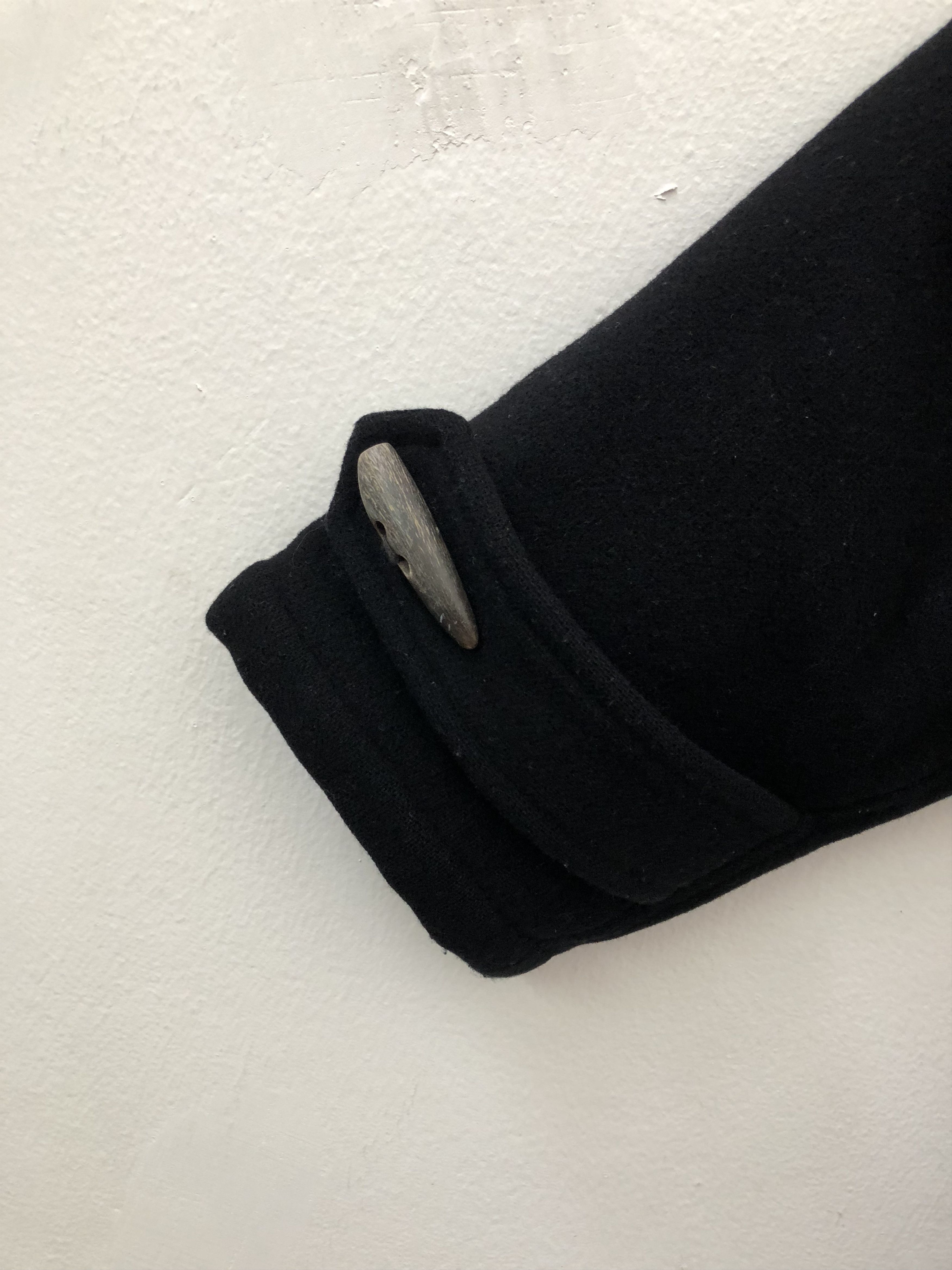 Issey Miyake Issey Miyake IS Japan Black Hoodie Duffle Coat Jacket Size US M / EU 48-50 / 2 - 5 Thumbnail