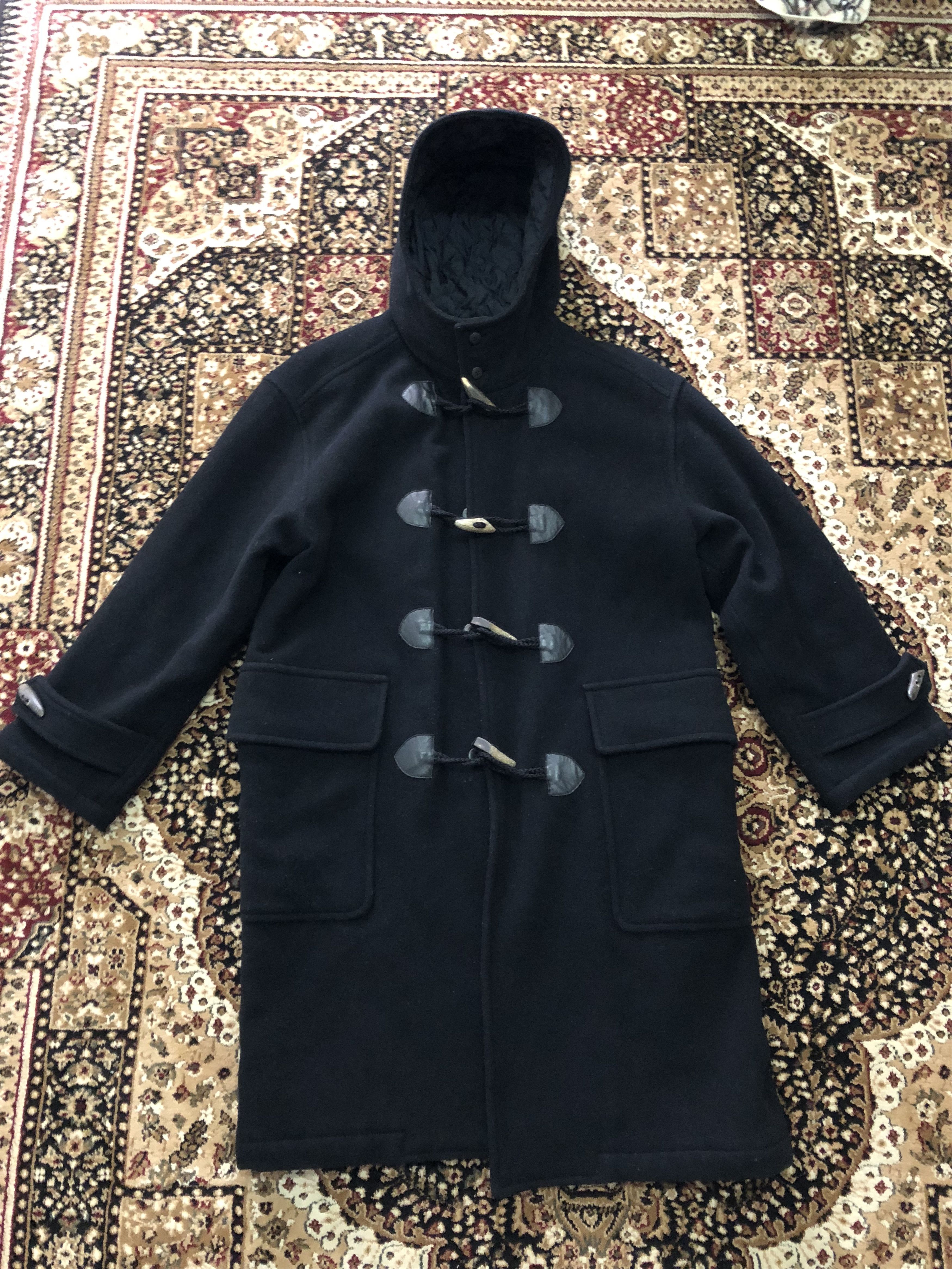 Issey Miyake Issey Miyake IS Japan Black Hoodie Duffle Coat Jacket Size US M / EU 48-50 / 2 - 12 Thumbnail