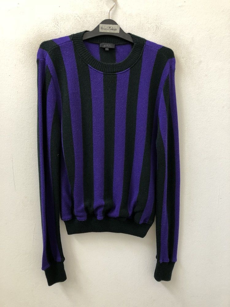 A.P.C. Vintage A.P.C. France Border Striped Knitwear Wool Size US S / EU 44-46 / 1 - 2 Thumbnail