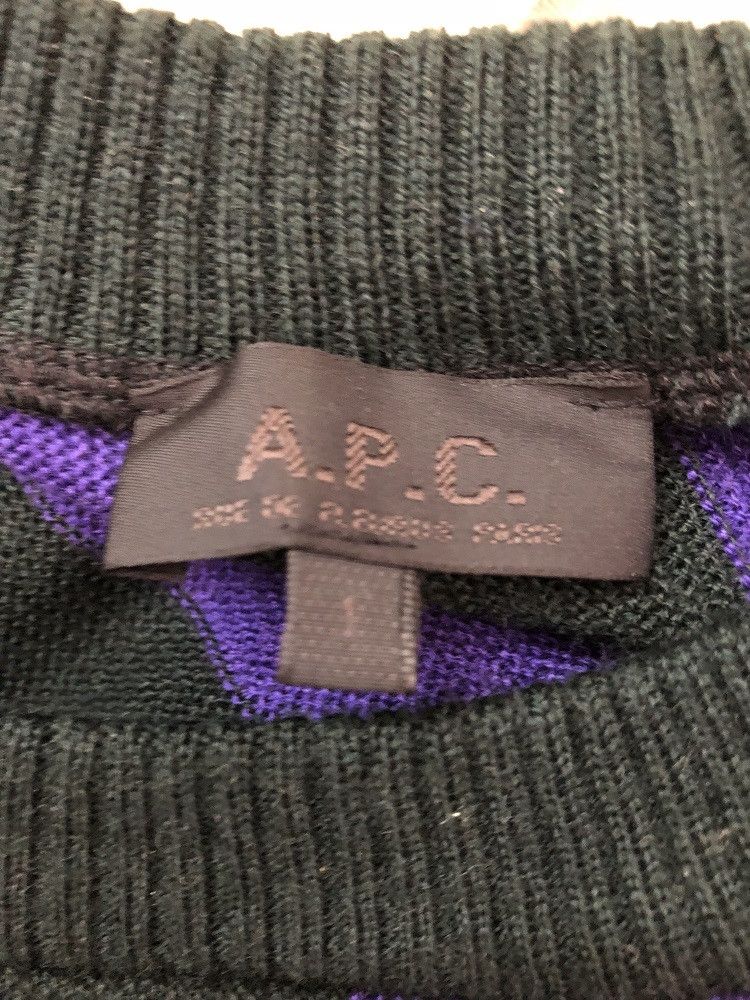 A.P.C. Vintage A.P.C. France Border Striped Knitwear Wool Size US S / EU 44-46 / 1 - 8 Thumbnail