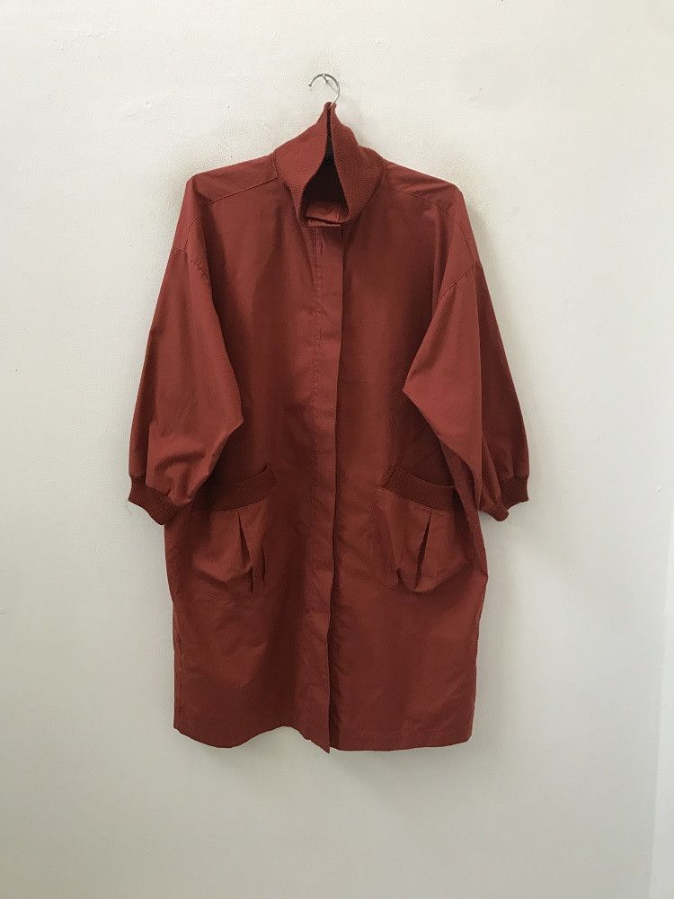 Issey Miyake IM Miyake Design Studio Oversize Turtle Neck Jacket Size US M / EU 48-50 / 2 - 2 Thumbnail