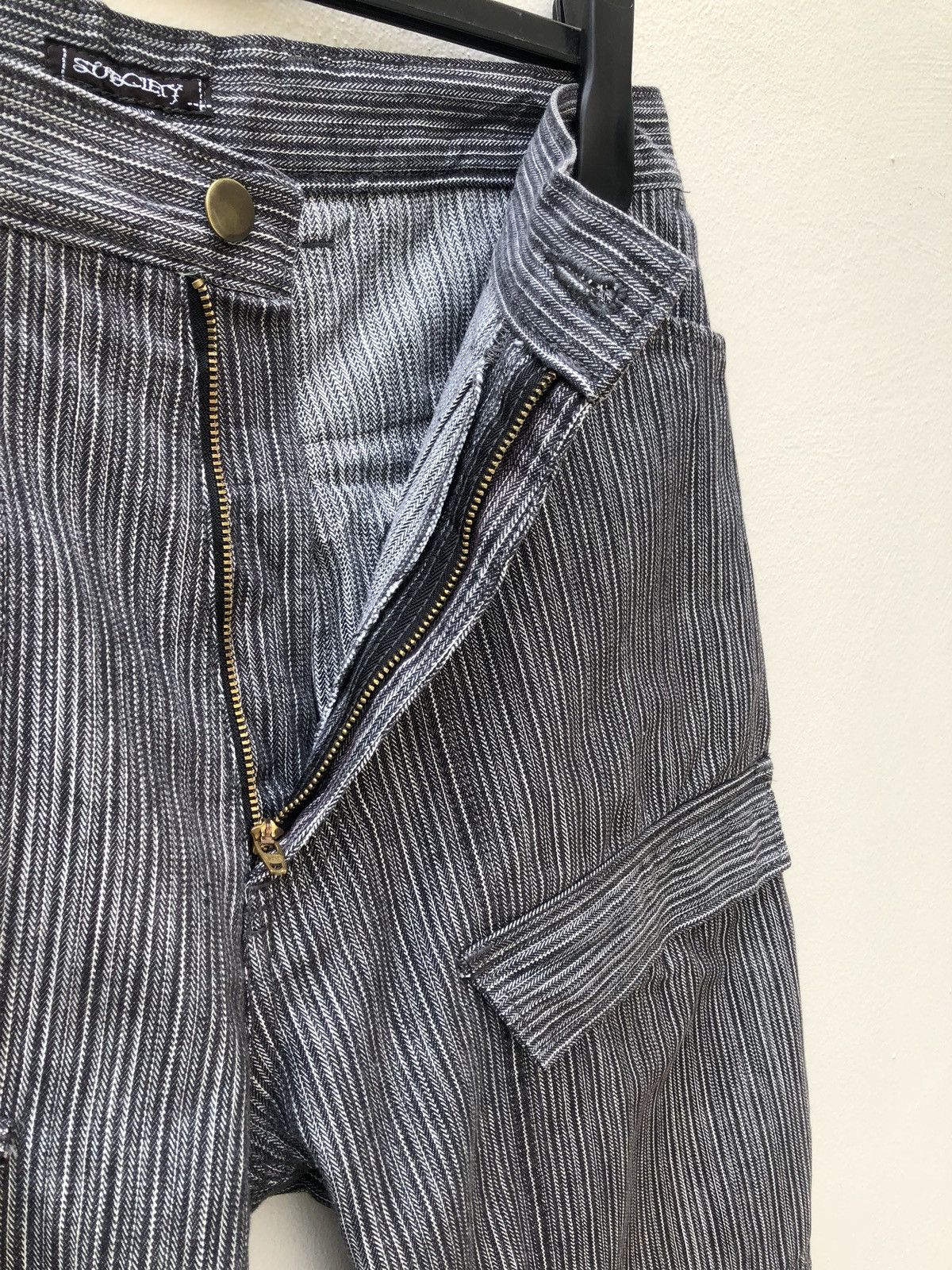 Swagger Subciety Front Pocket Striped Cargo Trouser Pant Size US 32 / EU 48 - 6 Thumbnail
