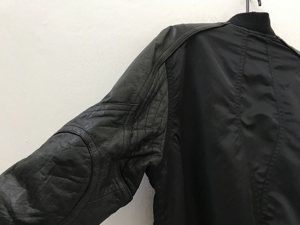 Yoshiyuki Konishi Yoshiyuki Konishi FICCE Black Leather Sleeve Bomber Jacket Size US M / EU 48-50 / 2 - 17 Thumbnail