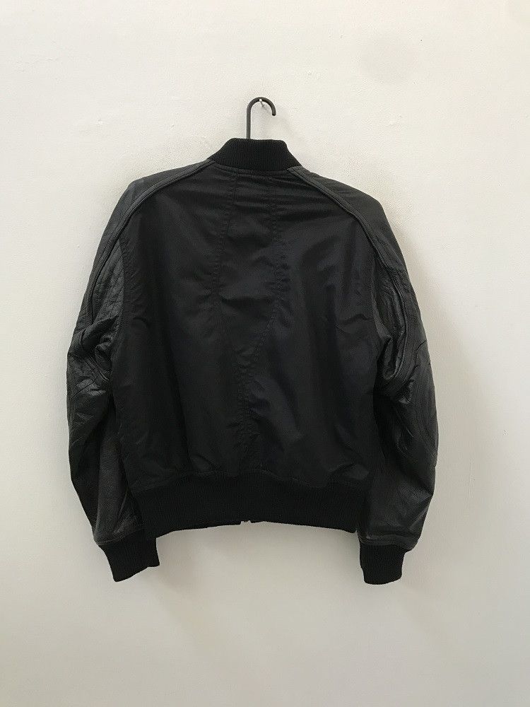 Yoshiyuki Konishi Yoshiyuki Konishi FICCE Black Leather Sleeve Bomber Jacket Size US M / EU 48-50 / 2 - 12 Thumbnail