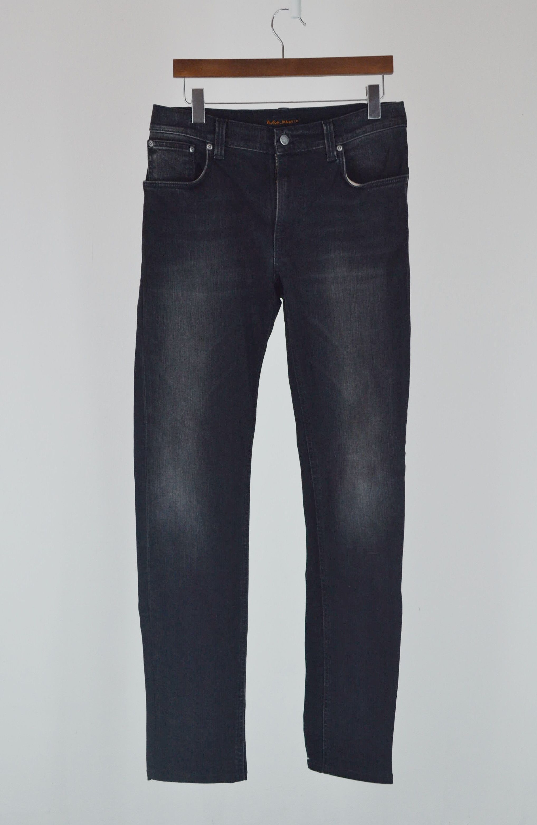 Nudie Jeans THIN FINN BLACK COATED INDIGO | Grailed
