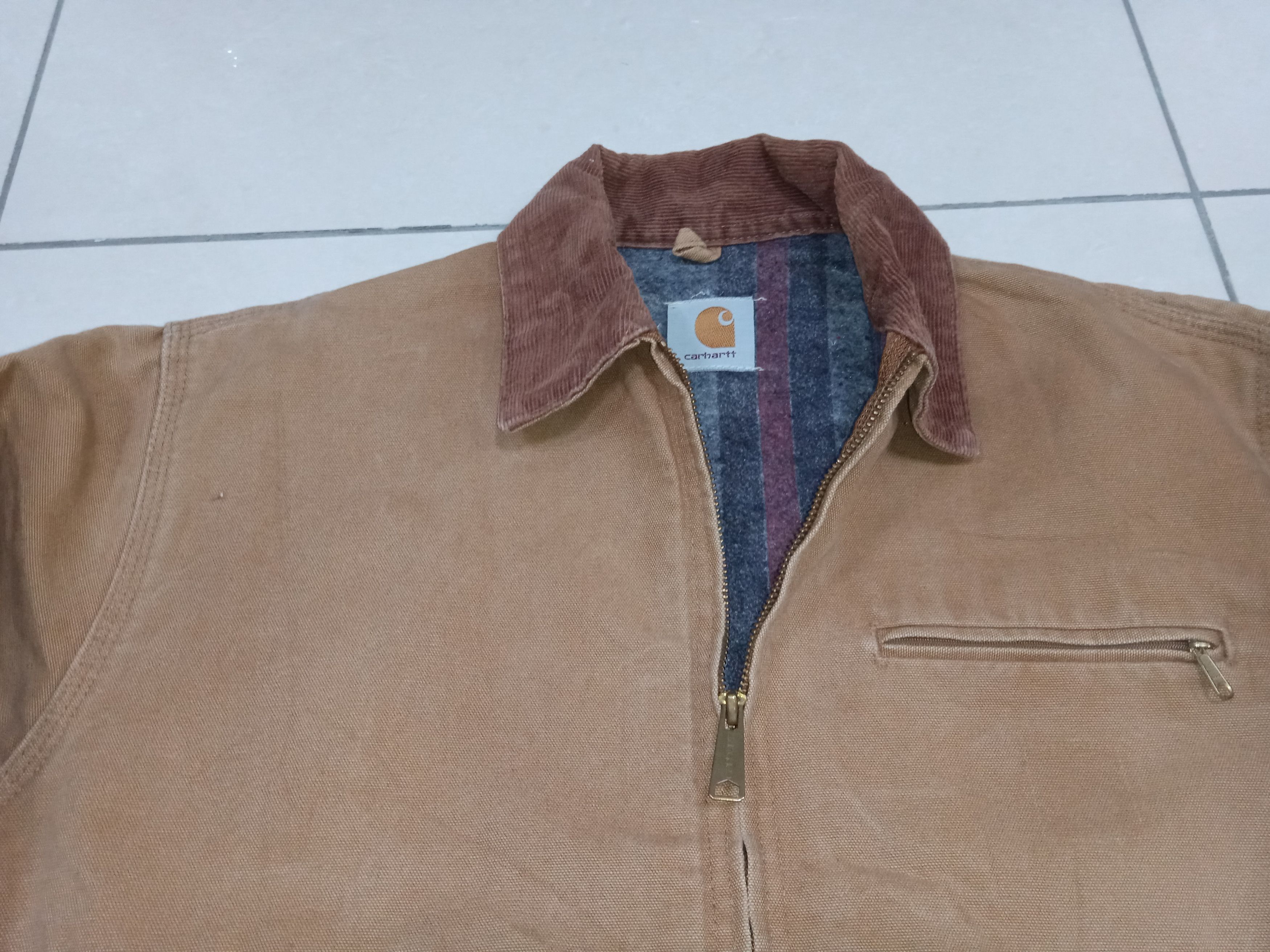 Carhartt Vintage Carhartt Detroit Jacket 80s 90s Size US L / EU 52-54 / 3 - 3 Thumbnail