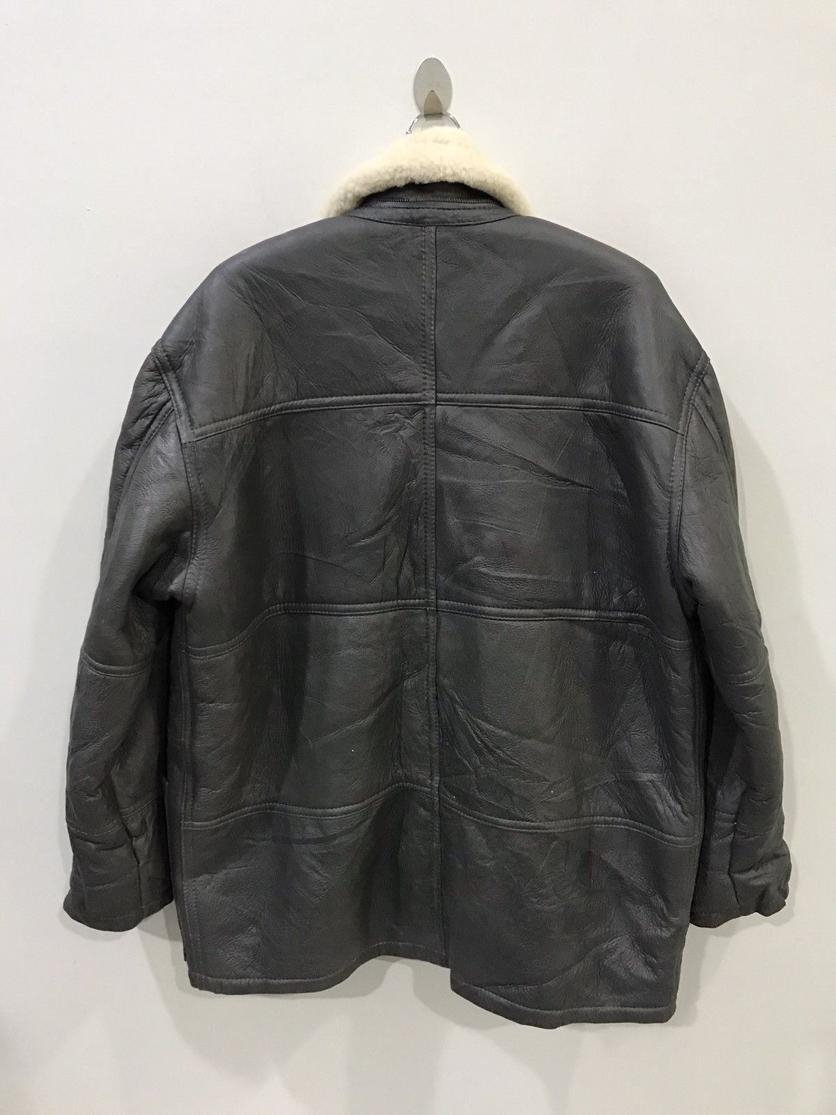 Genuine Leather La Majeste Vintage Sheepskin Leather Duffle Coat Size US M / EU 48-50 / 2 - 7 Thumbnail