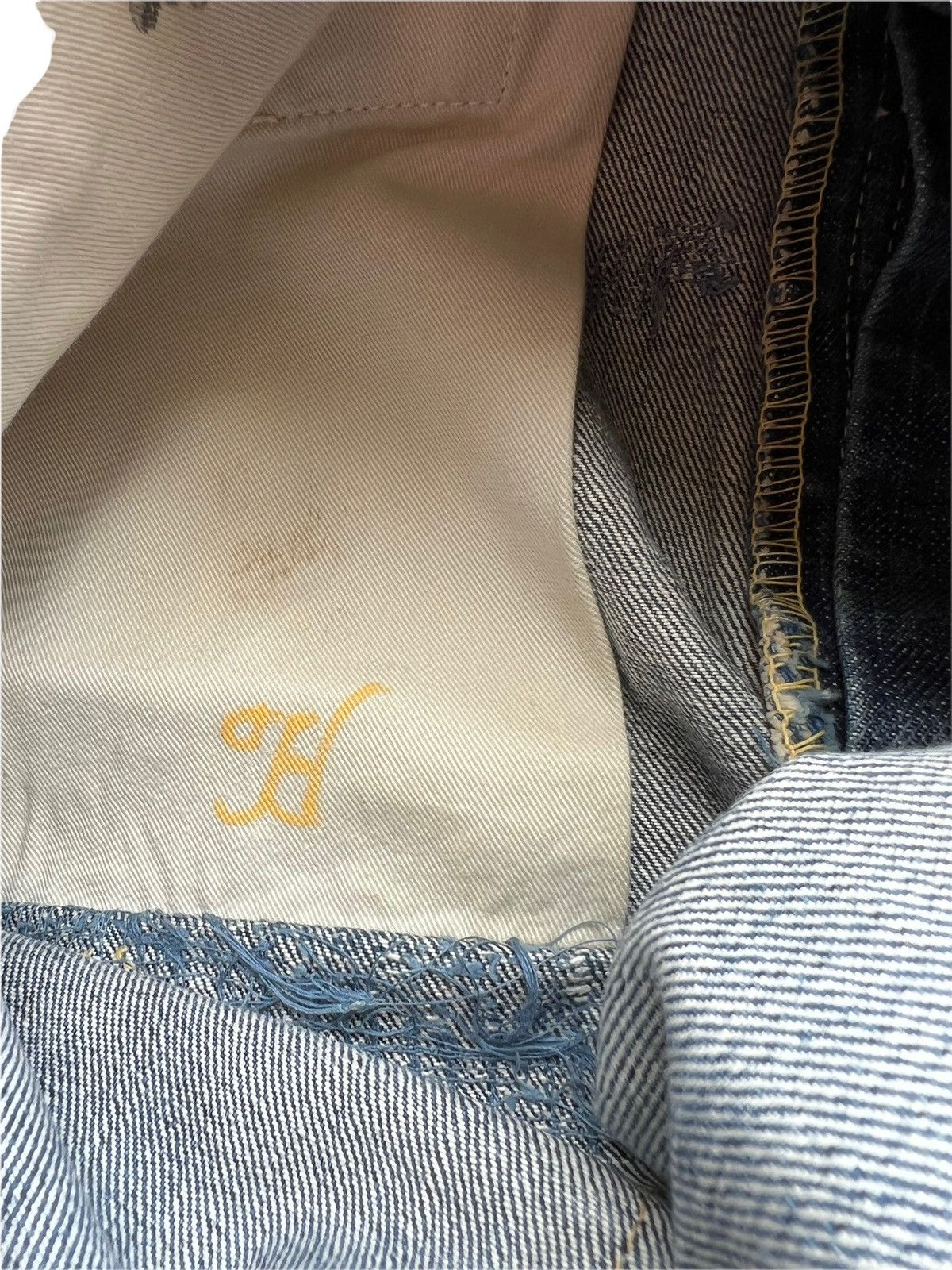 Kapital OG KIRO HIRATA Boro Distressed Patch Denim Size US 34 / EU 50 - 14 Thumbnail