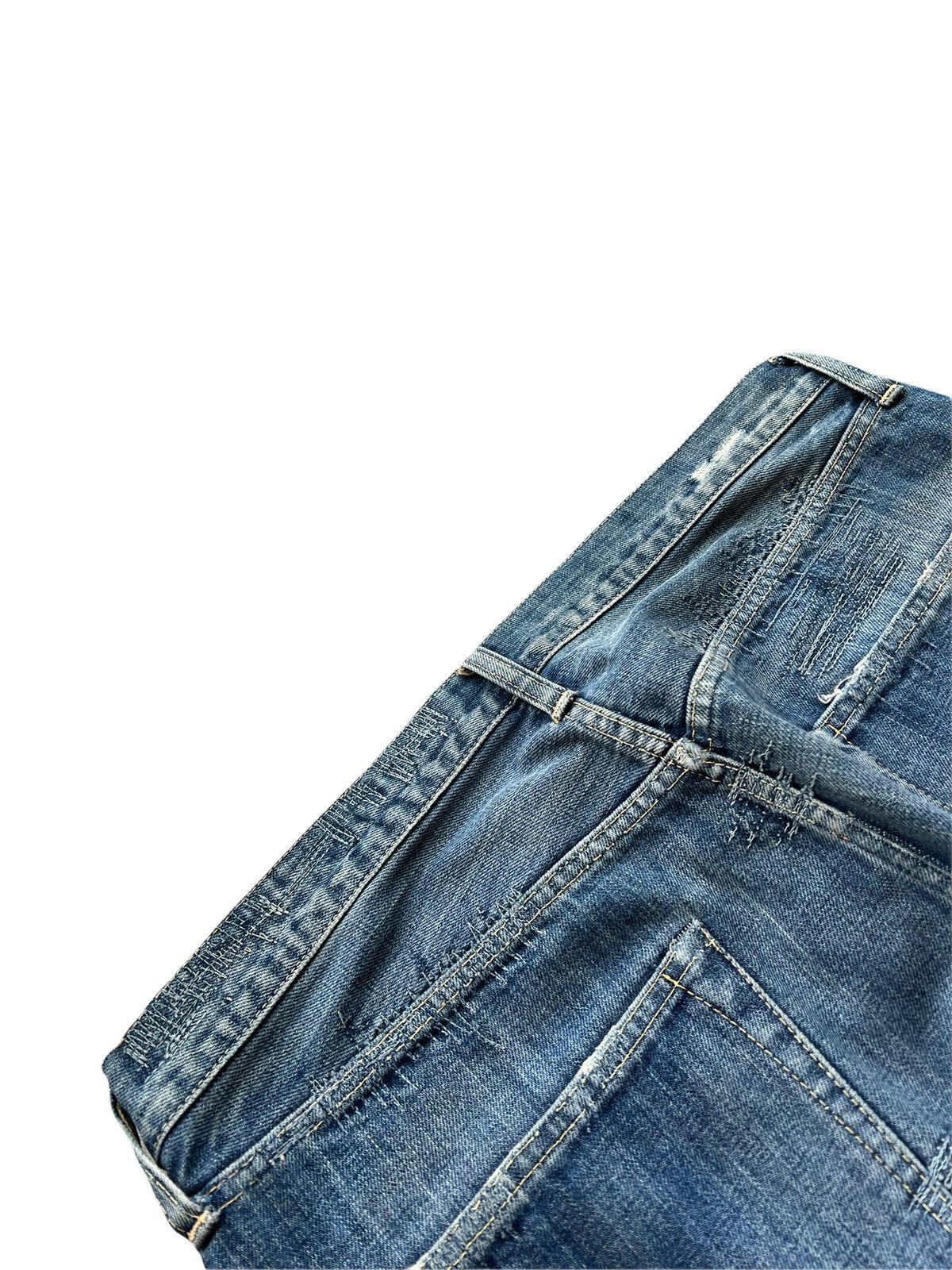 Kapital OG KIRO HIRATA Boro Distressed Patch Denim Size US 34 / EU 50 - 10 Thumbnail