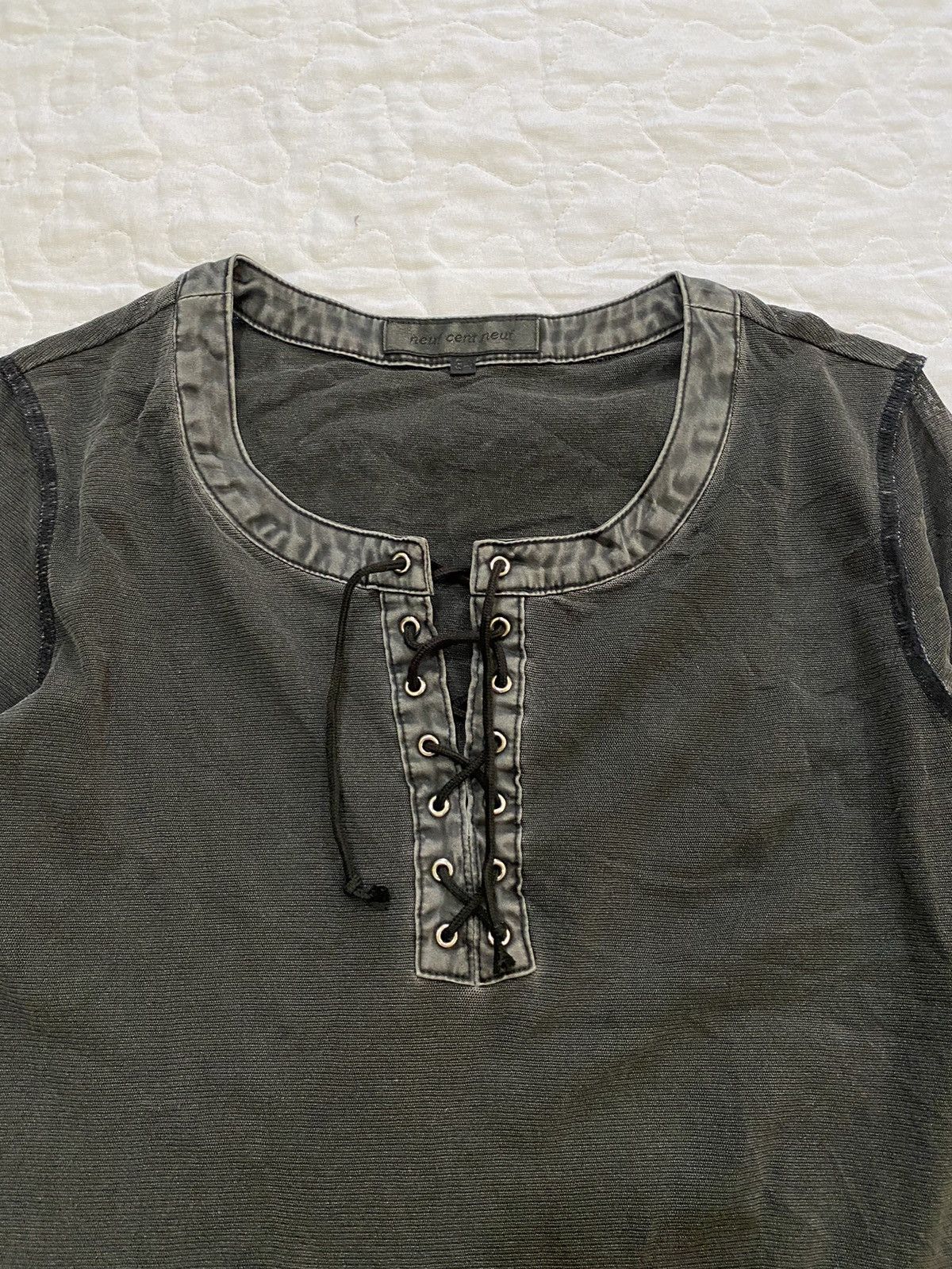Japanese Brand net chifon top Size XS / US 0-2 / IT 36-38 - 2 Thumbnail
