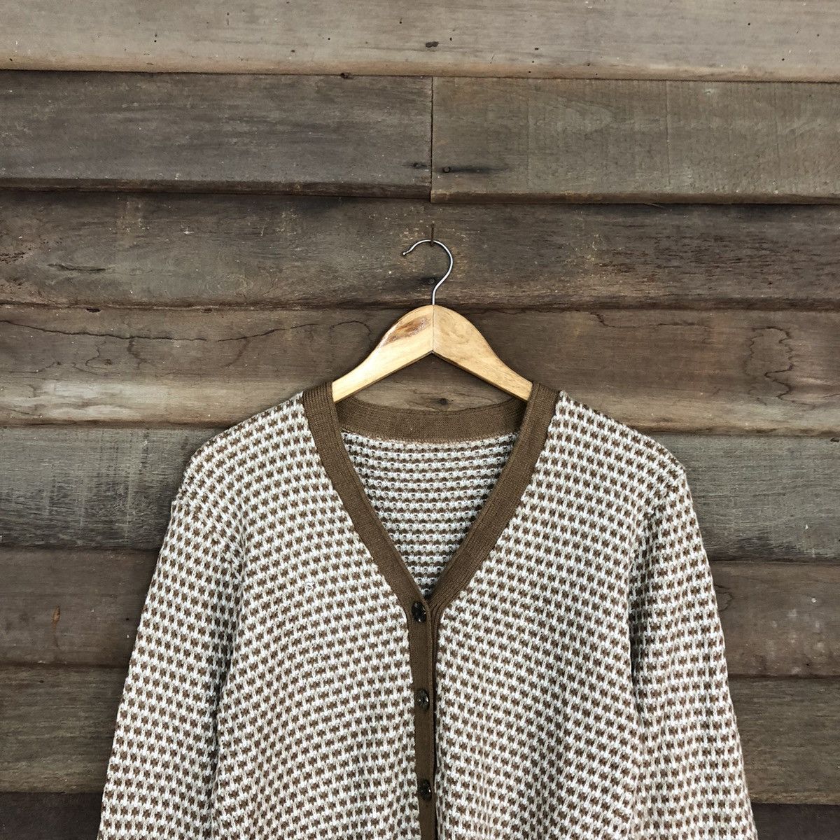 Japanese Brand Vintage Cardigan Sweatshirt Knitwear by Japan Design . Size US S / EU 44-46 / 1 - 2 Thumbnail