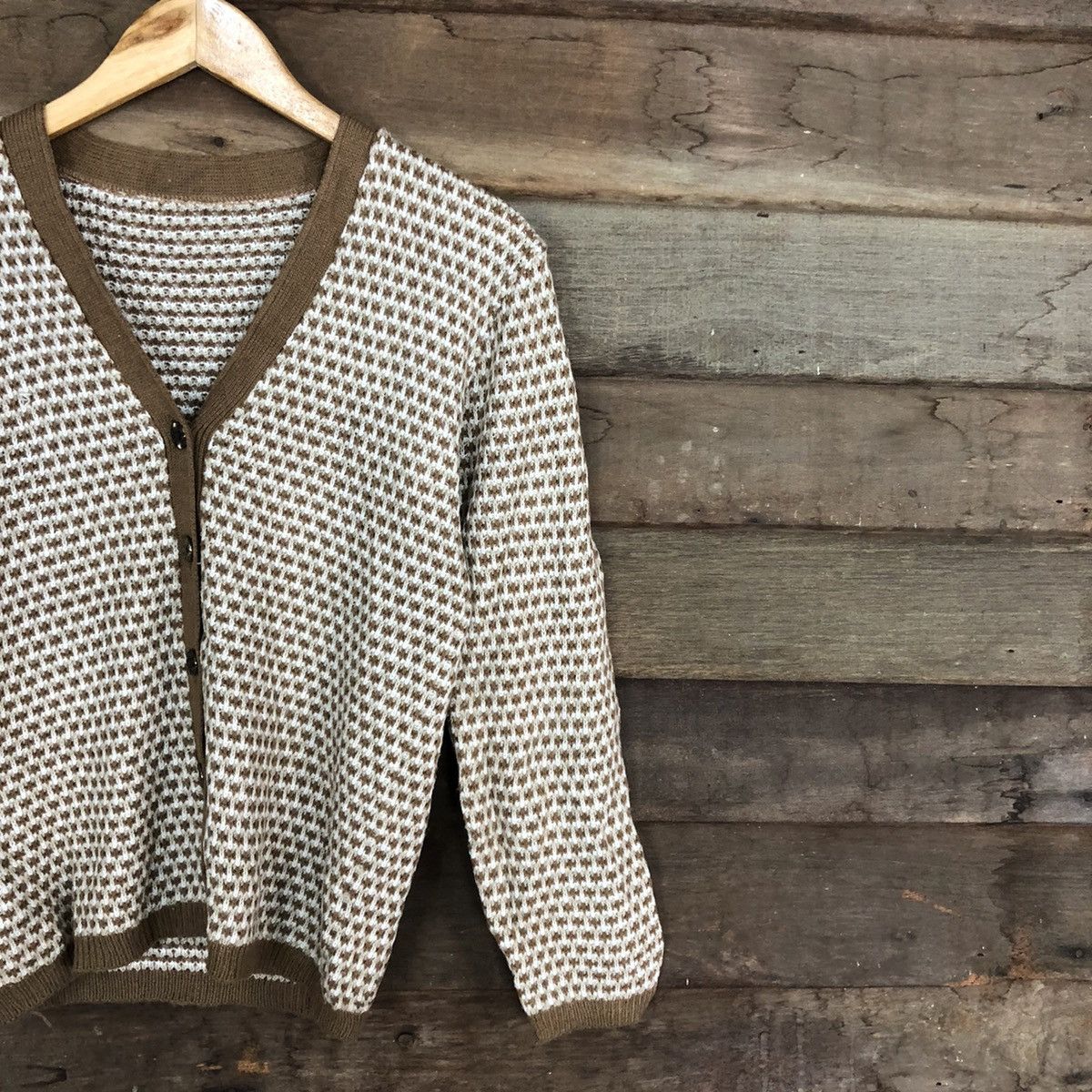 Japanese Brand Vintage Cardigan Sweatshirt Knitwear by Japan Design . Size US S / EU 44-46 / 1 - 5 Thumbnail