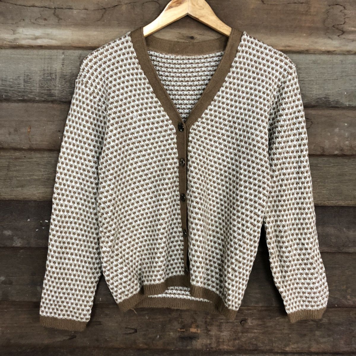 Japanese Brand Vintage Cardigan Sweatshirt Knitwear by Japan Design . Size US S / EU 44-46 / 1 - 8 Thumbnail