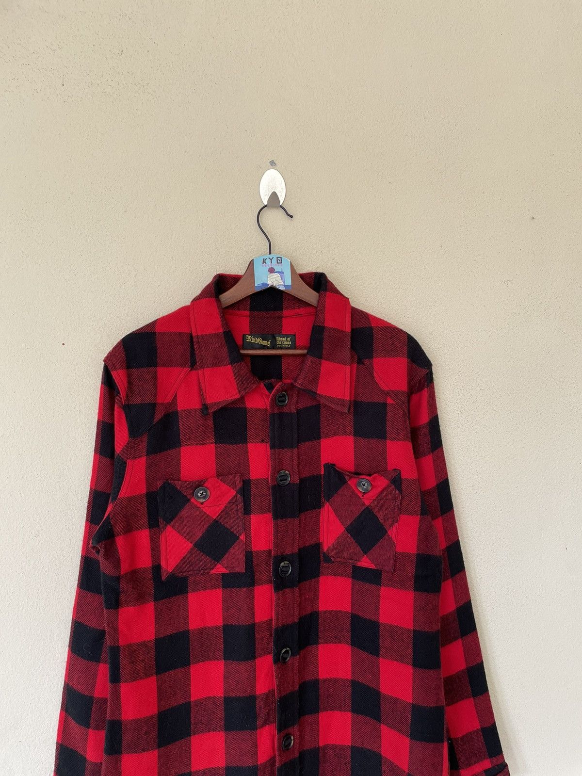 Flannel × Japanese Brand × Vintage MIND ROMEL TARTAN FLANNEL JACKET Size US XL / EU 56 / 4 - 3 Thumbnail