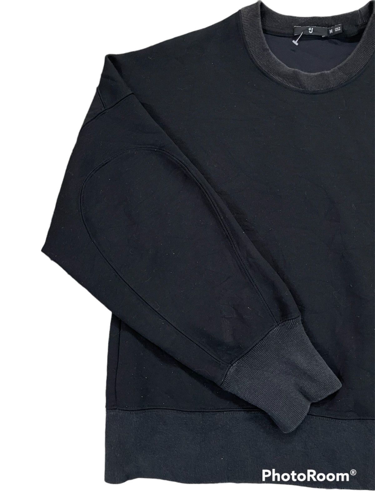 Jil Sander +J x Uniqlo Black Cropped Sweatshirts Size US M / EU 48-50 / 2 - 3 Thumbnail