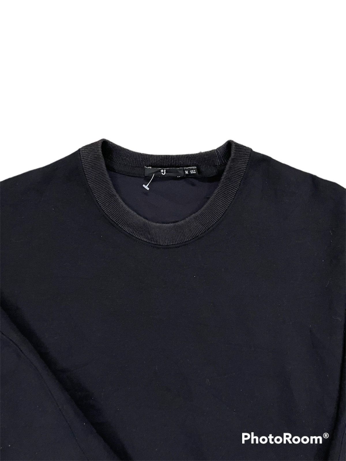 Jil Sander +J x Uniqlo Black Cropped Sweatshirts Size US M / EU 48-50 / 2 - 7 Thumbnail