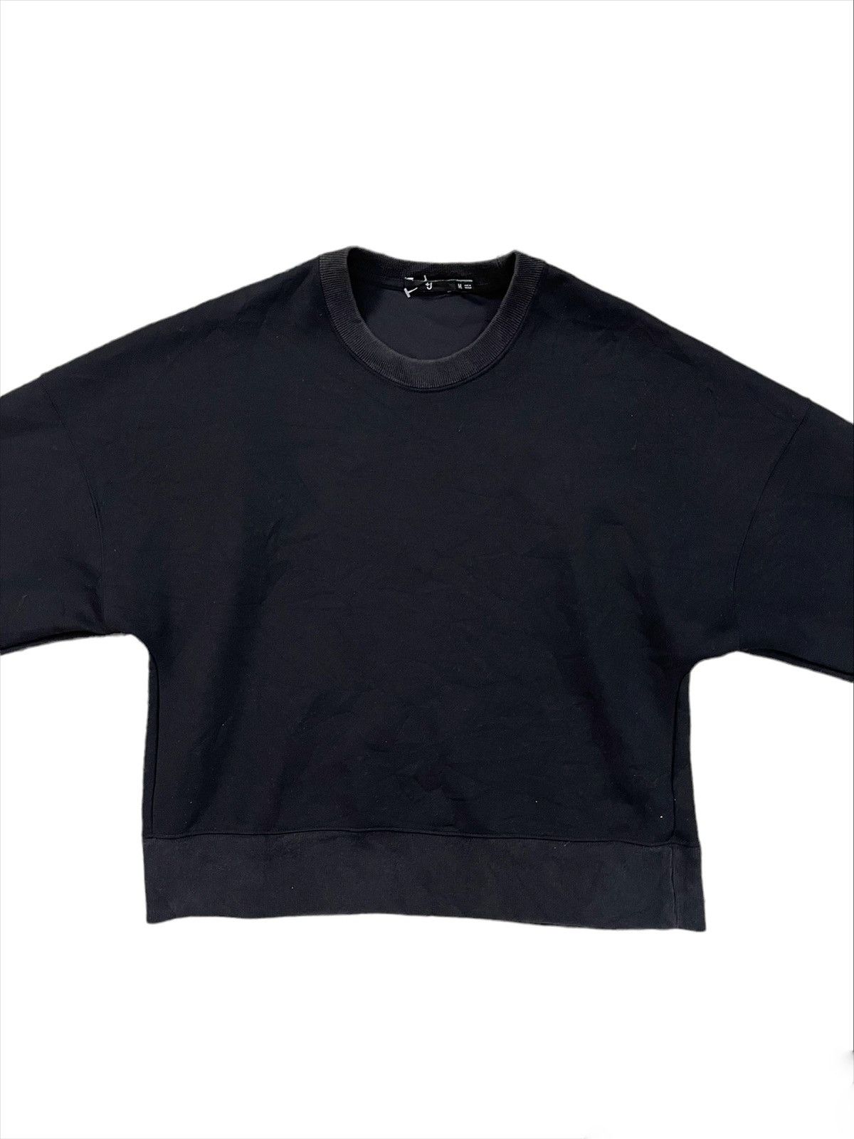 Jil Sander +J x Uniqlo Black Cropped Sweatshirts Size US M / EU 48-50 / 2 - 4 Thumbnail