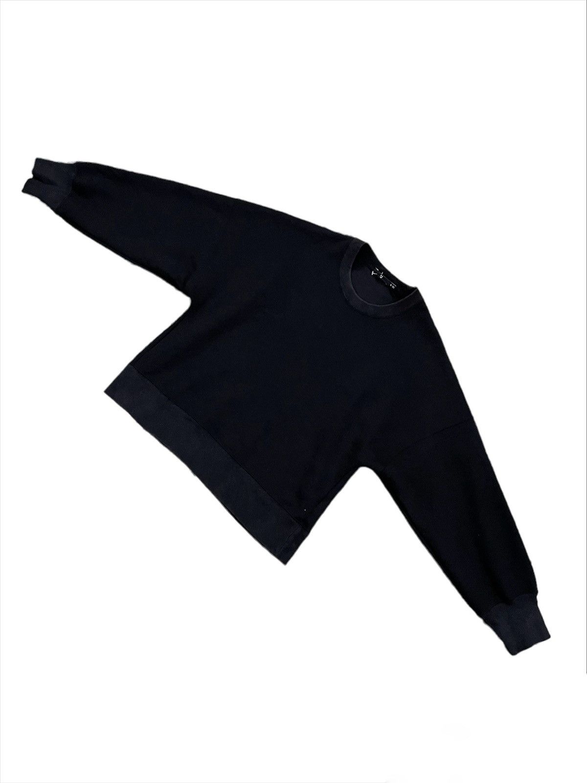 Jil Sander +J x Uniqlo Black Cropped Sweatshirts Size US M / EU 48-50 / 2 - 5 Thumbnail