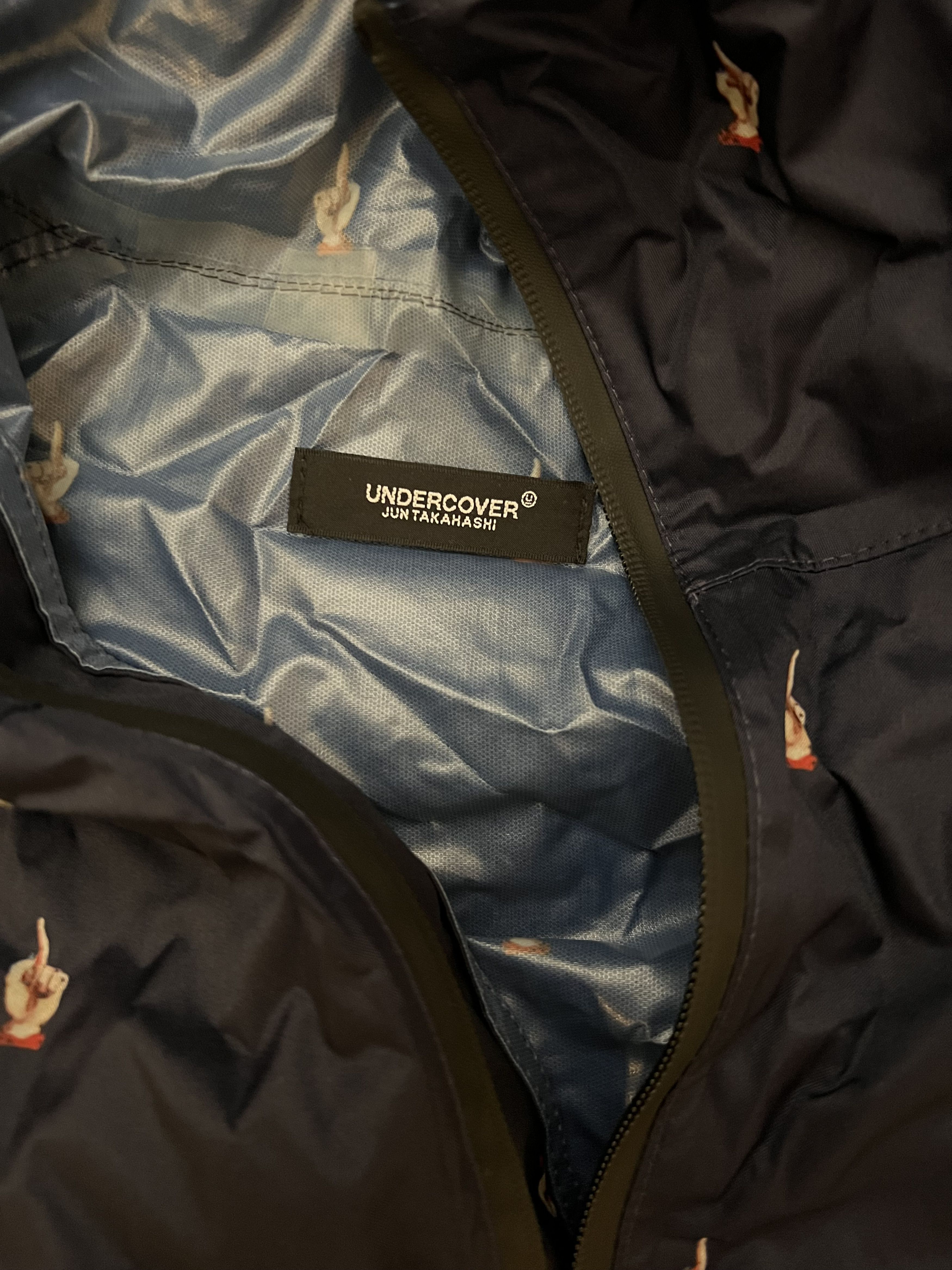 Undercover NO MORE DROPS! Undercover Middle Finger Raincoat Poncho Size US L / EU 52-54 / 3 - 6 Thumbnail