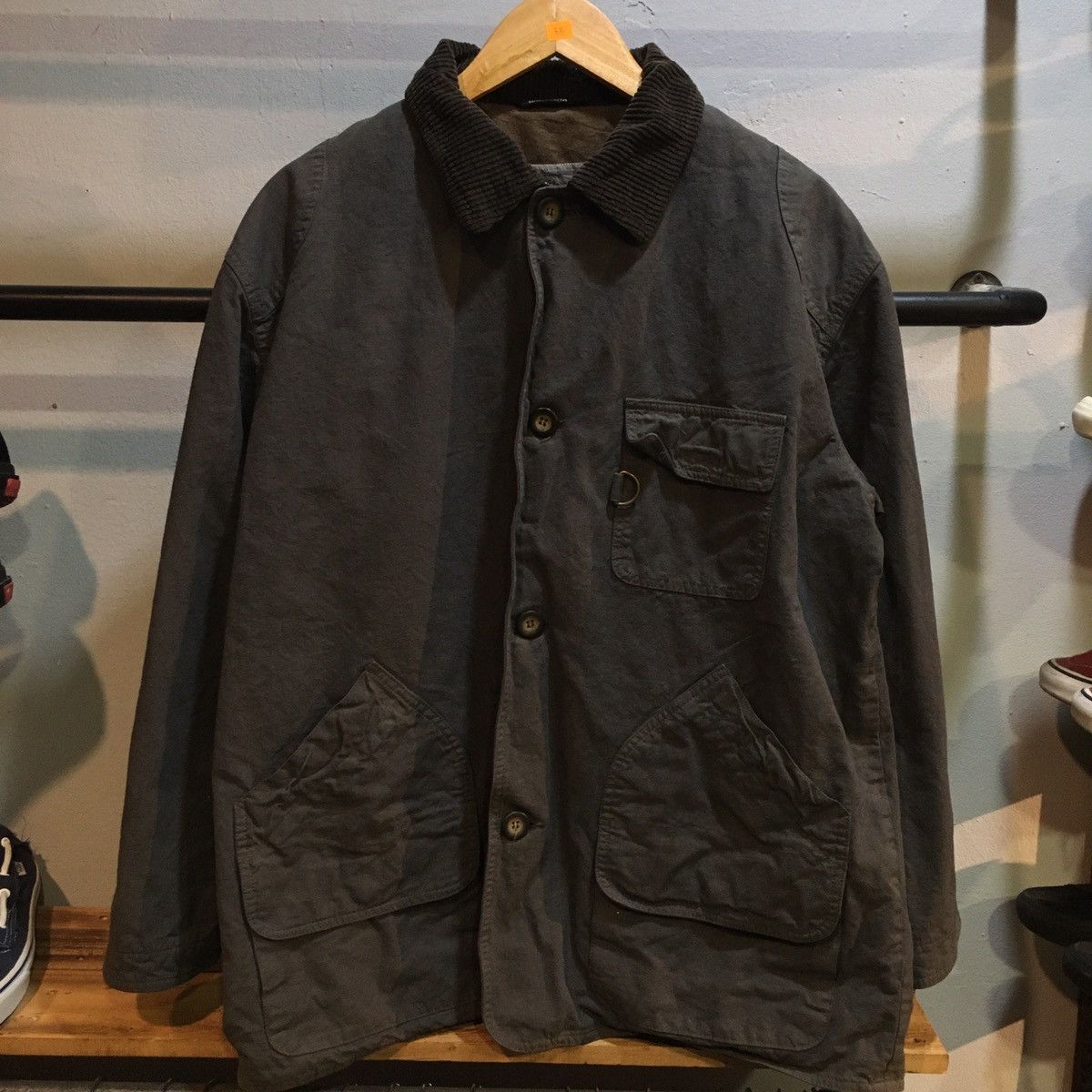 image of Baracuta Heavy Coats in Navy Green, Men's (Size Large)