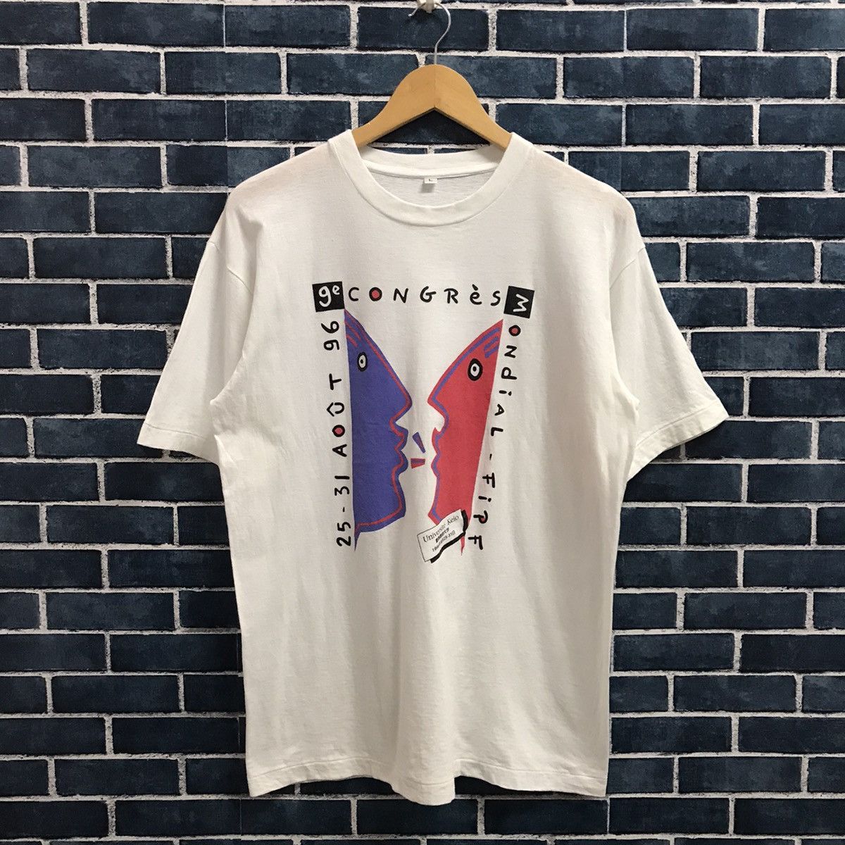 Vintage Vintage 1996 Art universite keio tshirt Size US M / EU 48-50 / 2 - 1 Thumbnail