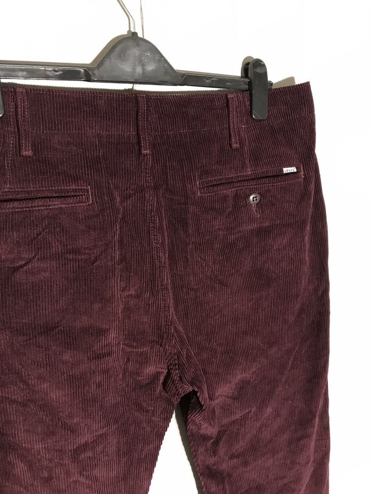 Levi's LEVIS Premium Line Corduroy Velvet Burgundy Pants Size US 36 / EU 52 - 7 Thumbnail
