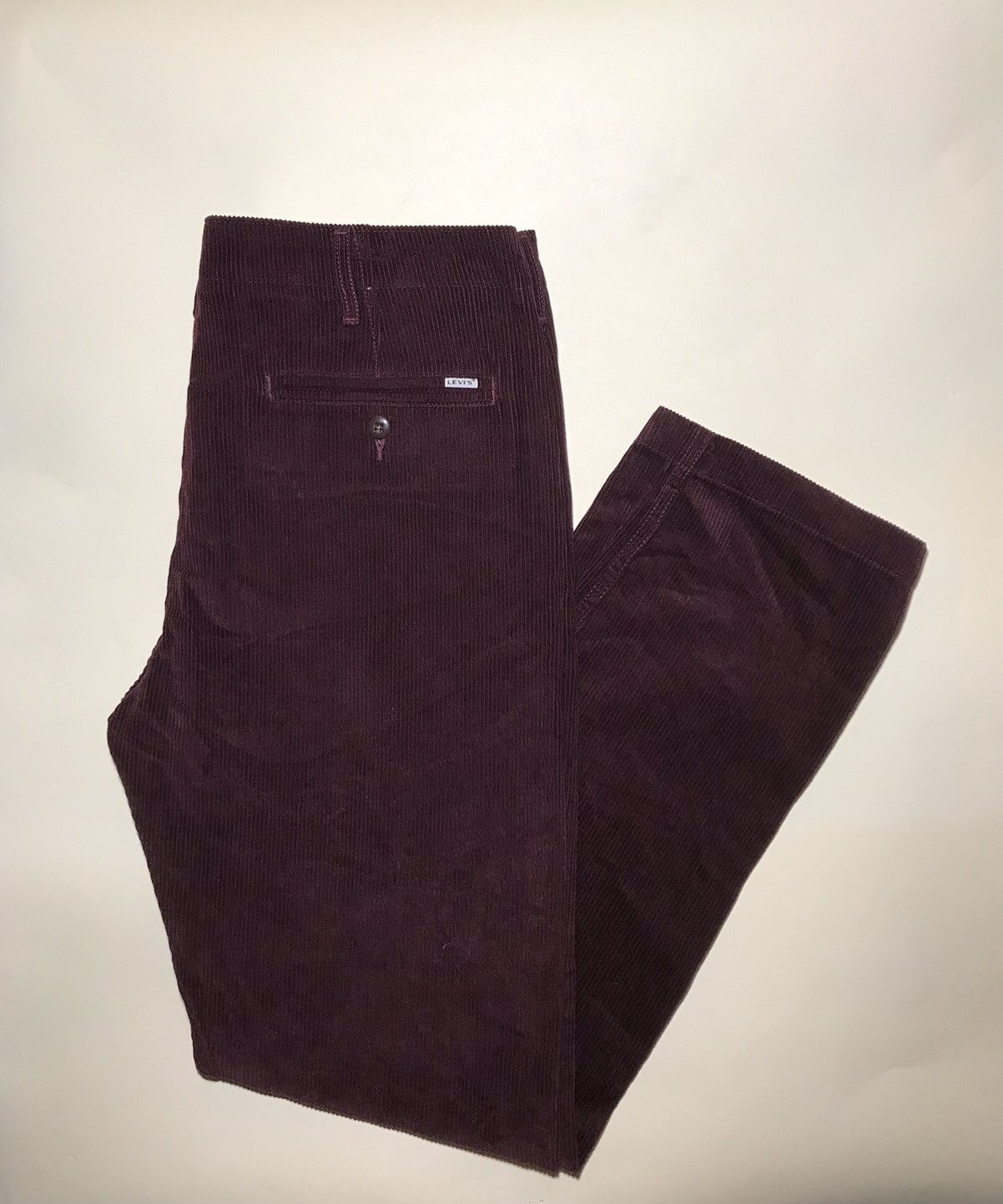 Levi's LEVIS Premium Line Corduroy Velvet Burgundy Pants Size US 36 / EU 52 - 1 Thumbnail