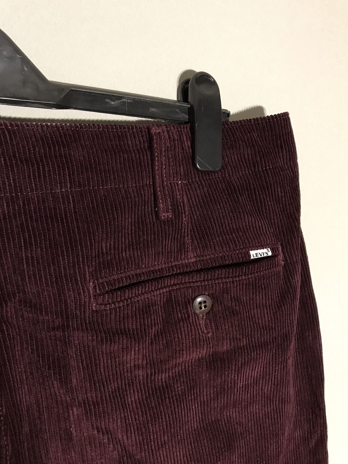 Levi's LEVIS Premium Line Corduroy Velvet Burgundy Pants Size US 36 / EU 52 - 8 Thumbnail