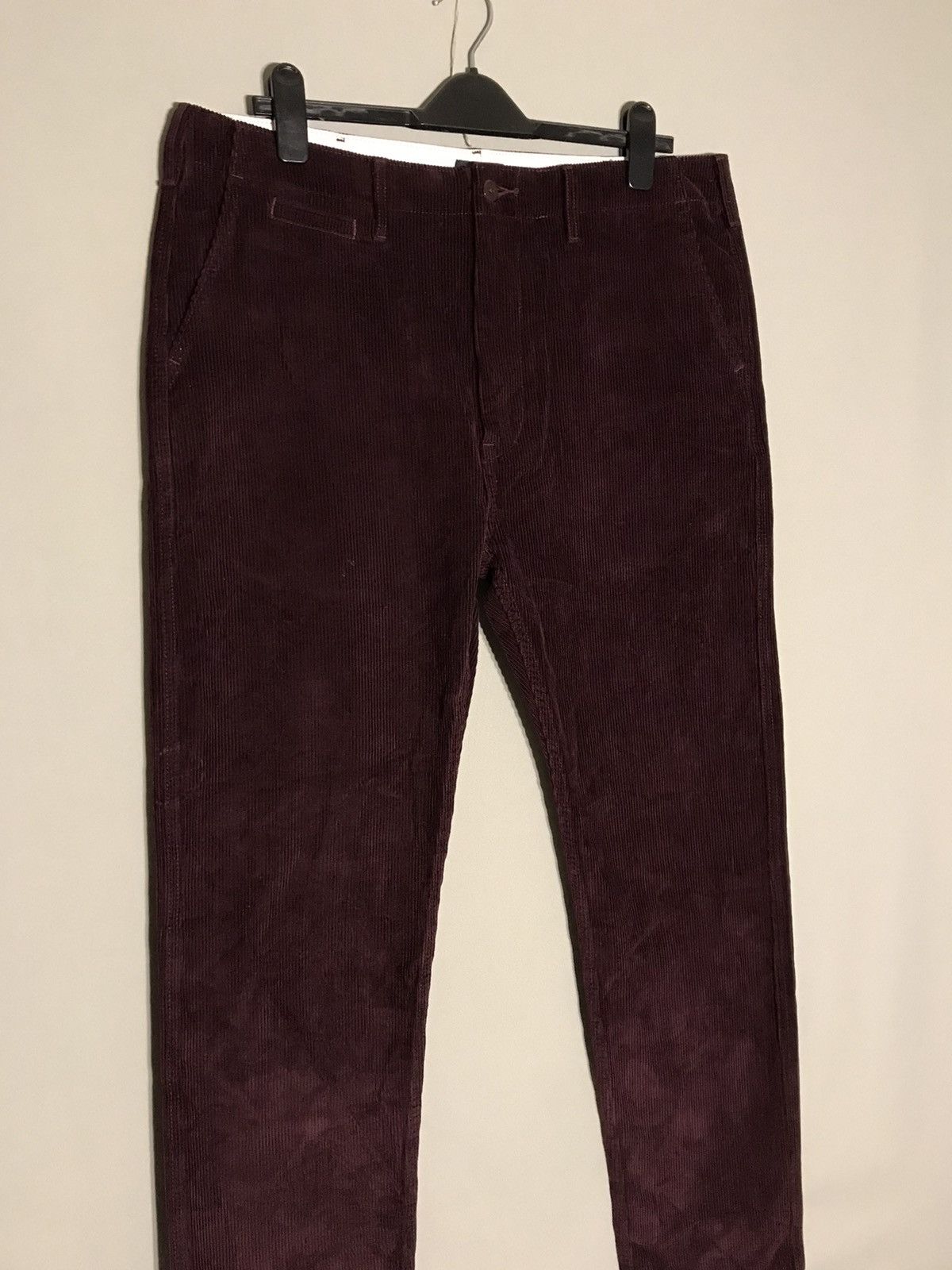 Levi's LEVIS Premium Line Corduroy Velvet Burgundy Pants Size US 36 / EU 52 - 4 Thumbnail