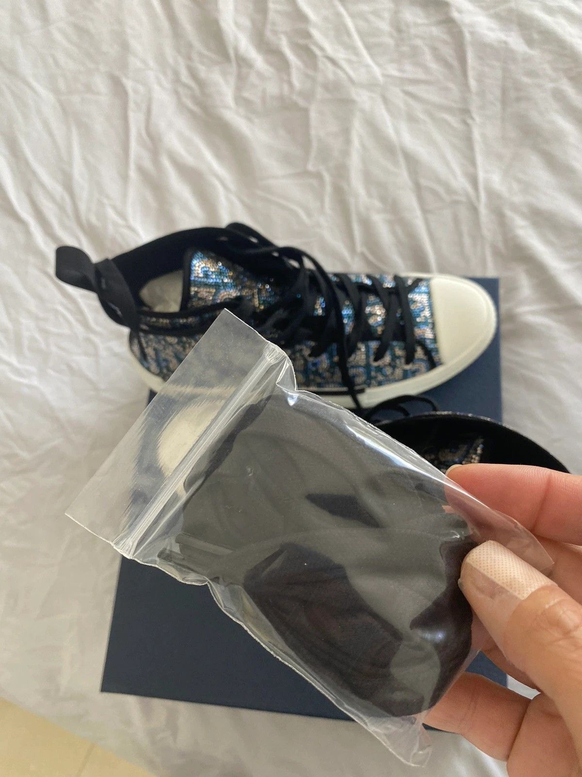 Dior Dior B23 Swarovski Sneakers in Multicolor Color Size US 8 / EU 41 - 7 Thumbnail