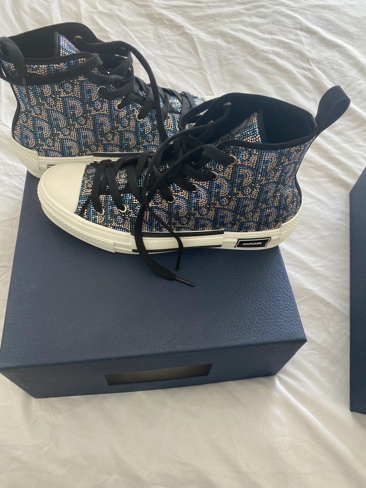 Dior Dior B23 Swarovski Sneakers in Multicolor Color Size US 8 / EU 41 - 6 Thumbnail