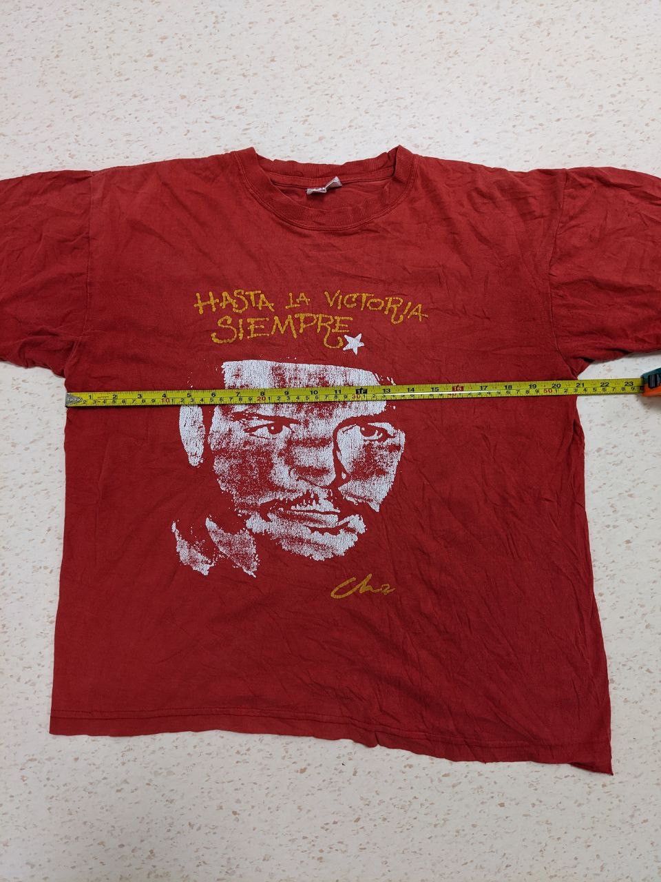 Vintage VINTAGE CHE GUEVARA HASTA LA VICTORIA SIEMPRE RED SHIRT Size US M / EU 48-50 / 2 - 2 Thumbnail