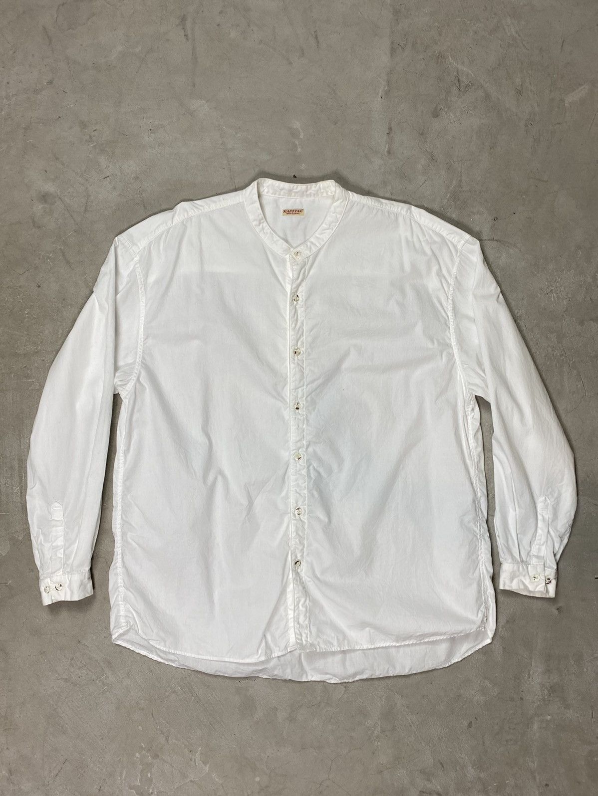 Kapital Kapital Oversized Band Collar Button-Up Size US L / EU 52-54 / 3 - 1 Thumbnail