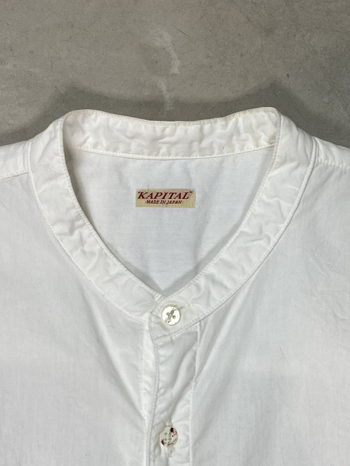 Kapital Kapital Oversized Band Collar Button-Up Size US L / EU 52-54 / 3 - 2 Thumbnail