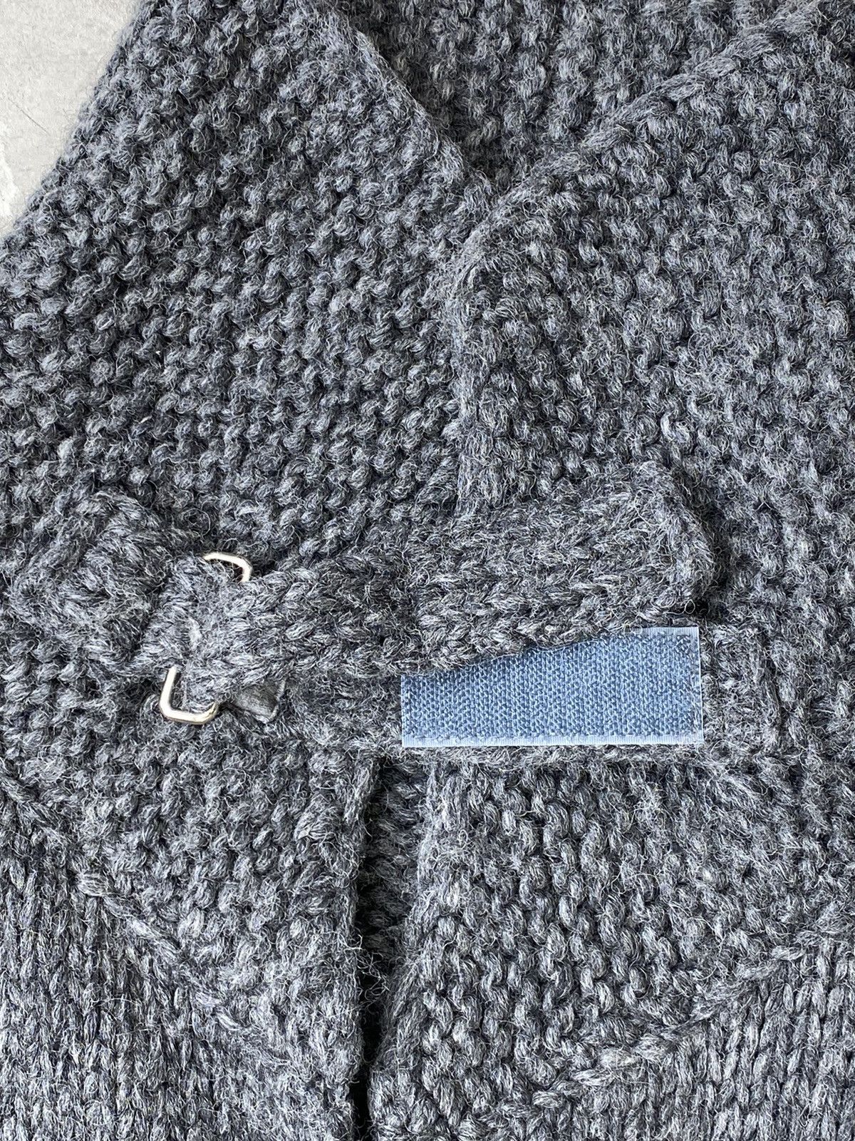 Undercover Undercoverism Anarchy Intarsia Hand Knit Button-Up Sweater Size US L / EU 52-54 / 3 - 7 Thumbnail