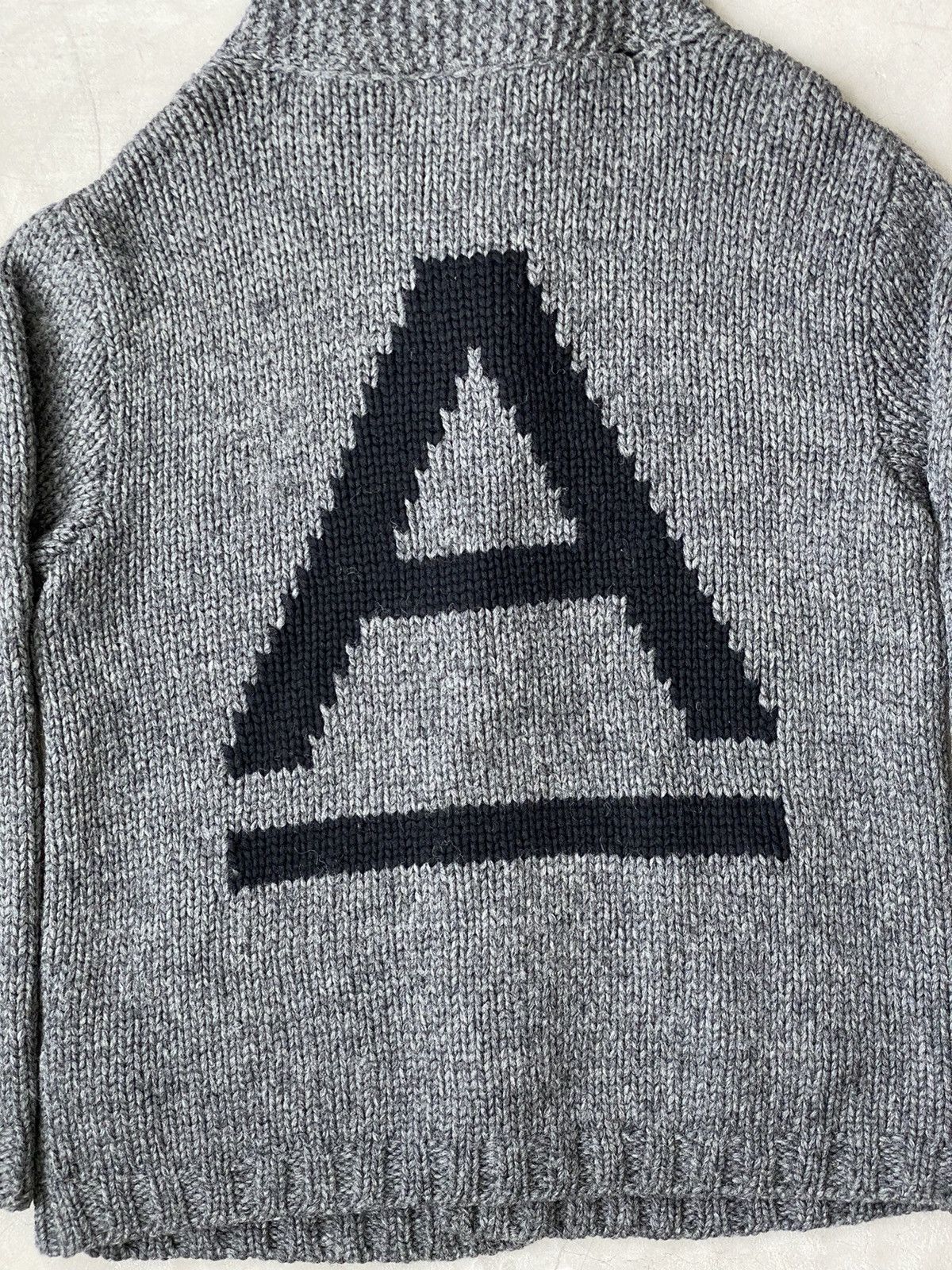 Undercover Undercoverism Anarchy Intarsia Hand Knit Button-Up Sweater Size US L / EU 52-54 / 3 - 8 Thumbnail