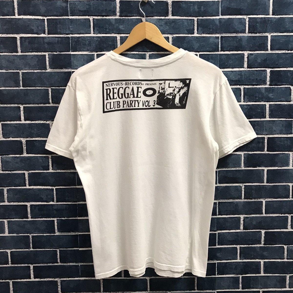 Jazz Cartier × Rap Tees × Vintage Vintage Nervous Records Reggae club party vol 3 tshirt Size US M / EU 48-50 / 2 - 2 Thumbnail